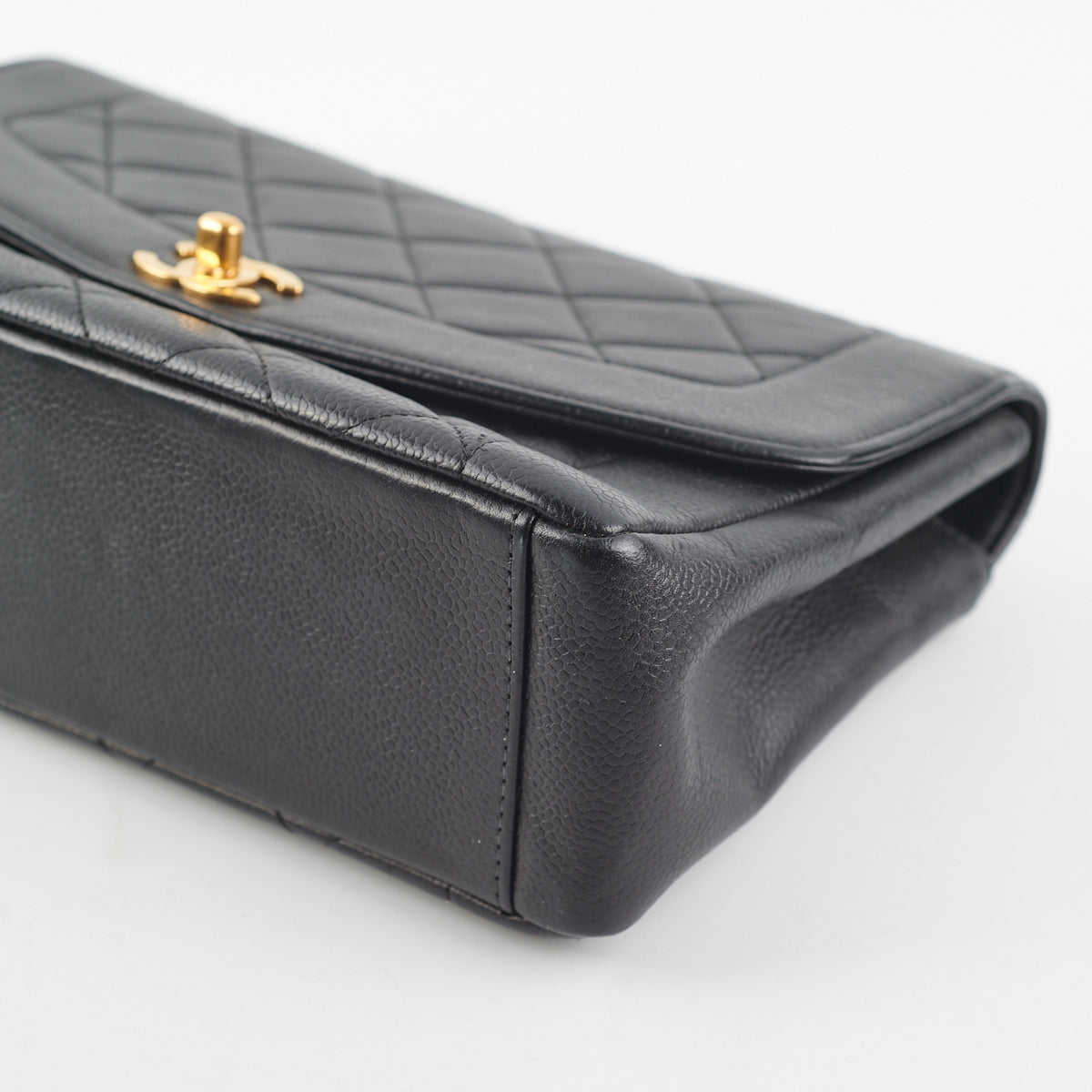 Chanel  Caviar Medium Diana Flap Bag Black