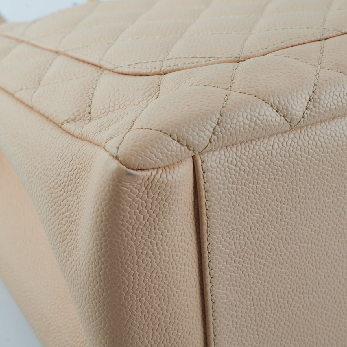 Chanel Caviar Grand Shopping Tote GST Beige