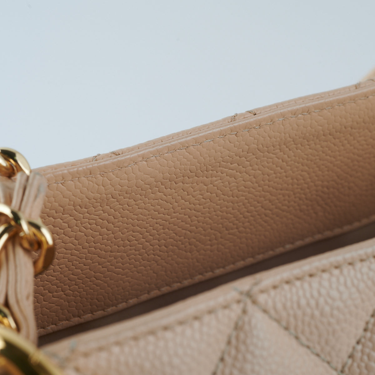 Chanel Caviar Grand Shopping Tote GST Beige