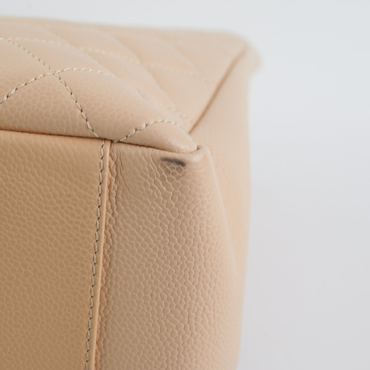 Chanel Caviar Grand Shopping Tote GST Beige