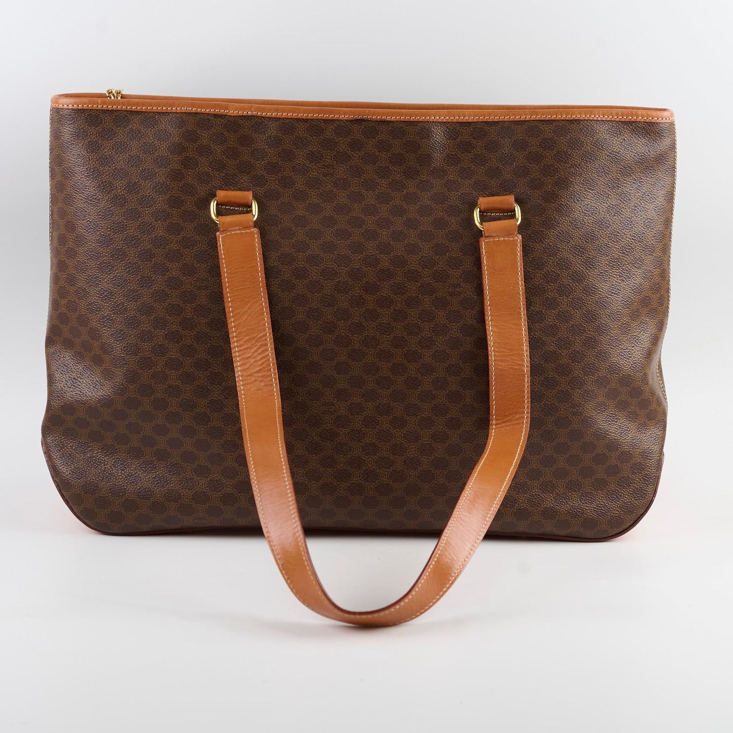 Luxury CELINE Vintage Brown Shoulder Tote