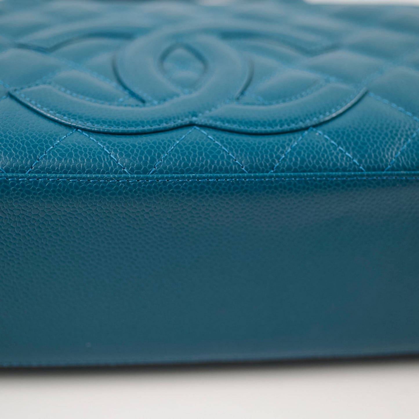 Chanel Bowling Bag Caviar Blue