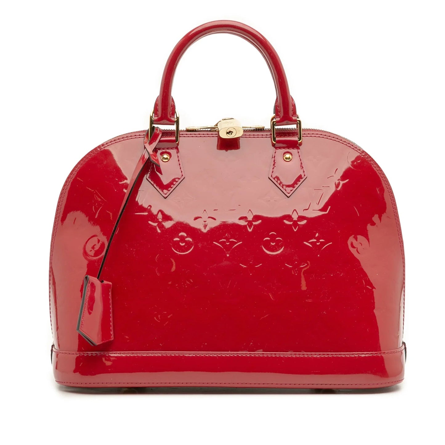Pink Louis Vuitton Monogram Vernis Alma PM Handbag
