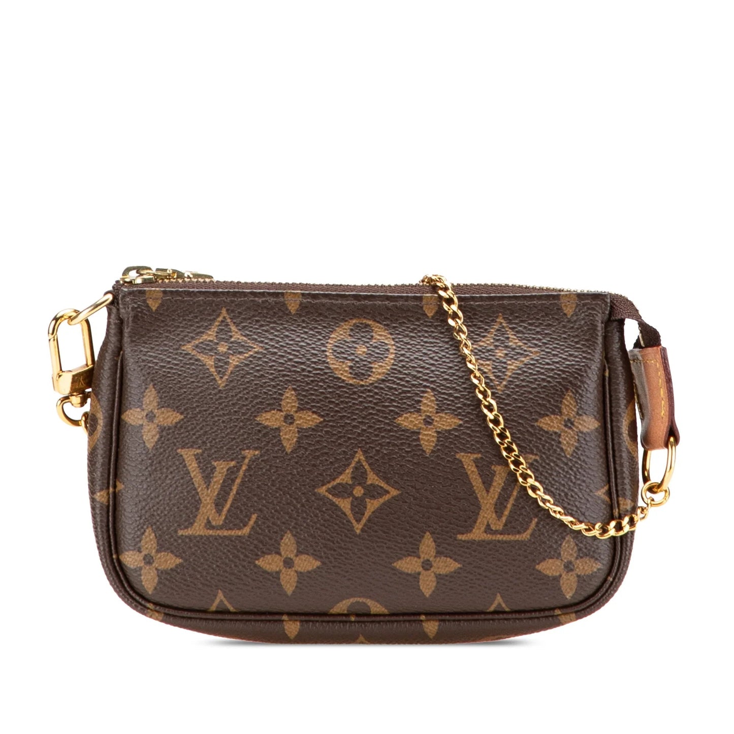 Brown Louis Vuitton Monogram Mini Pochette Accessoires Handbag