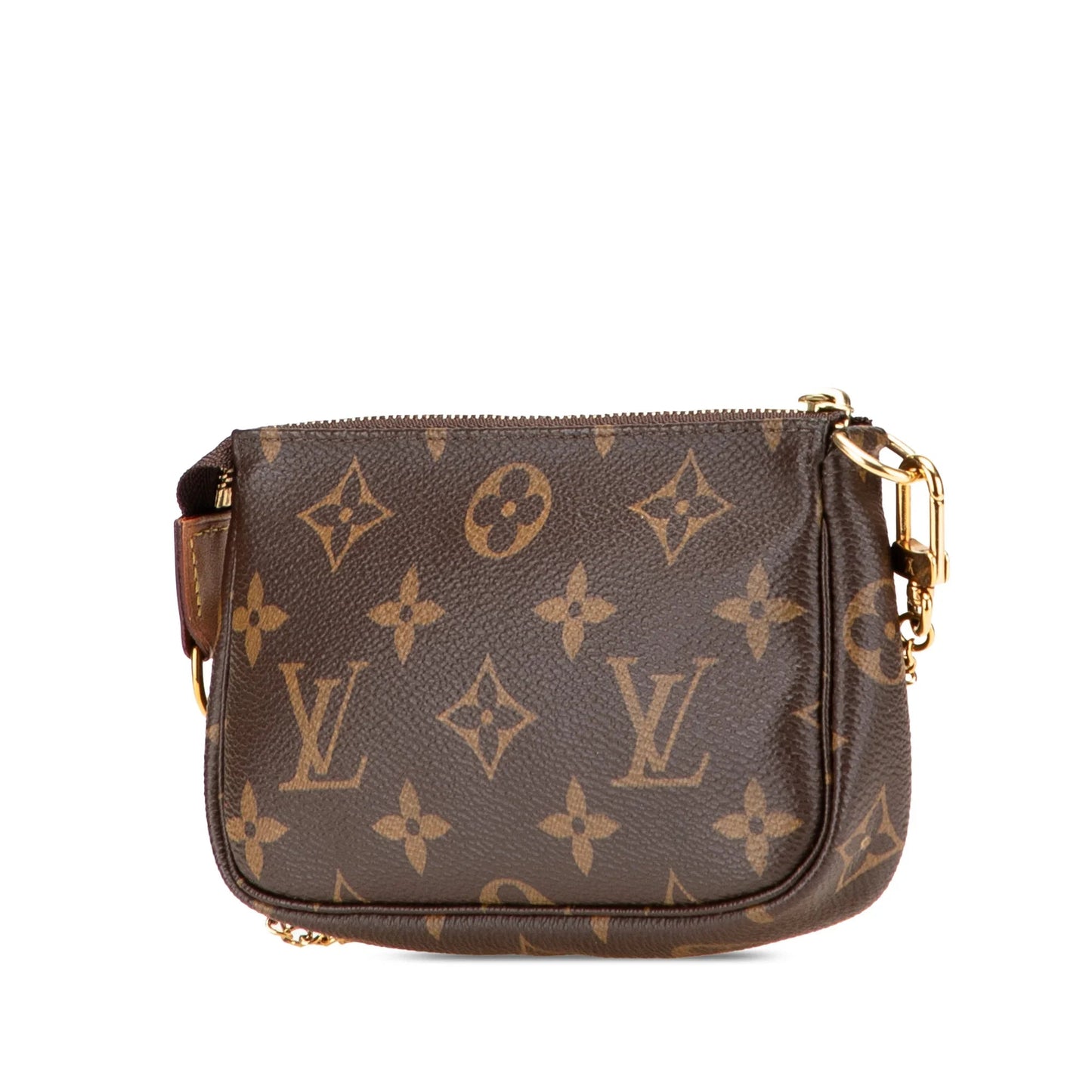 Brown Louis Vuitton Monogram Mini Pochette Accessoires Handbag