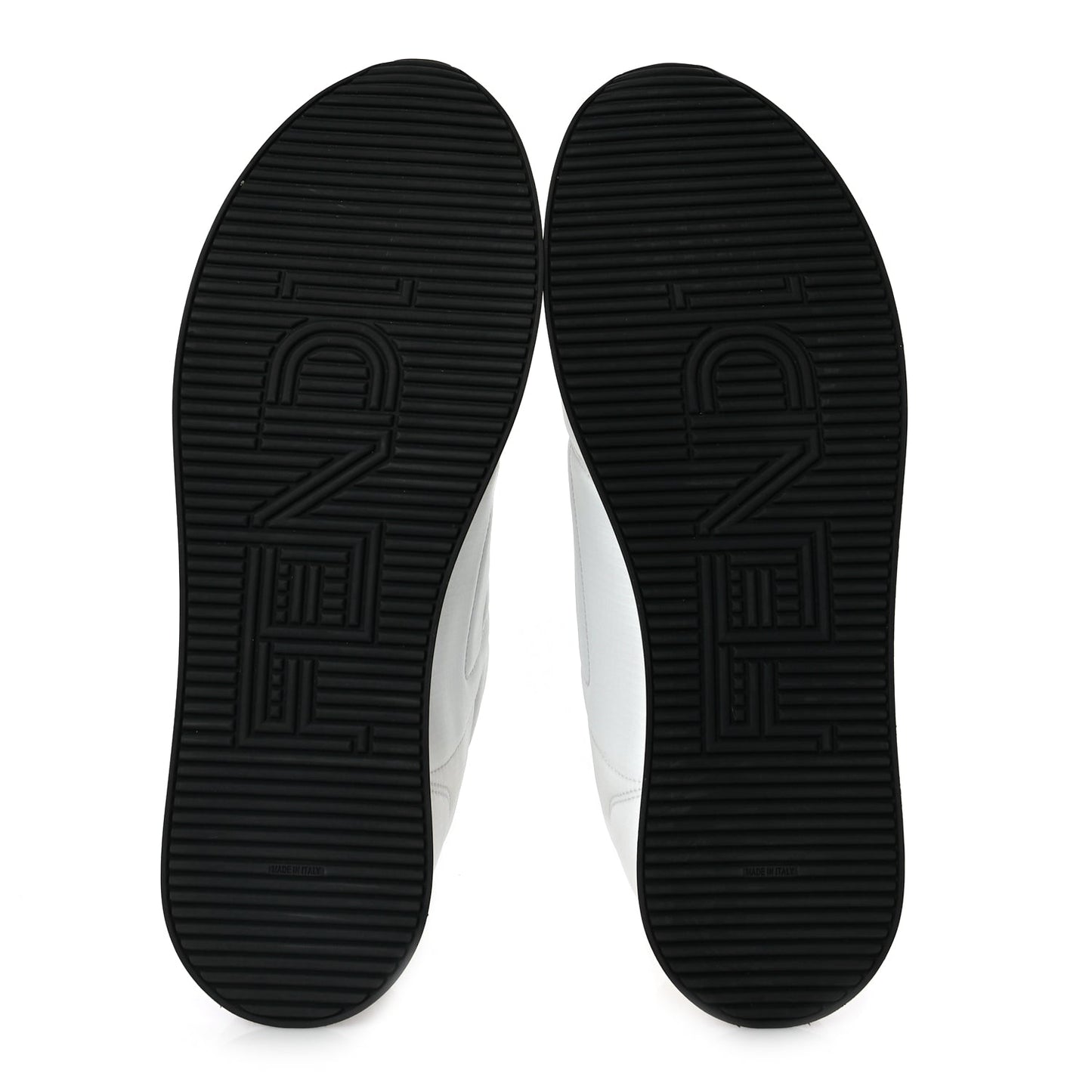Fendi Nylon FFreedom Sneakers 41 White