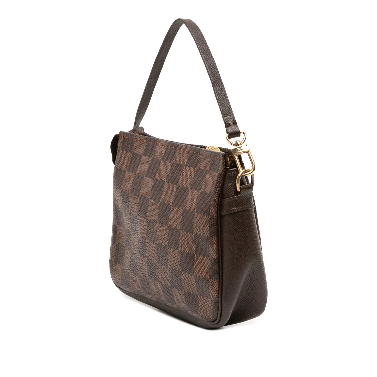 Brown Louis Vuitton Damier Ebene Trousse Pochette Handbag
