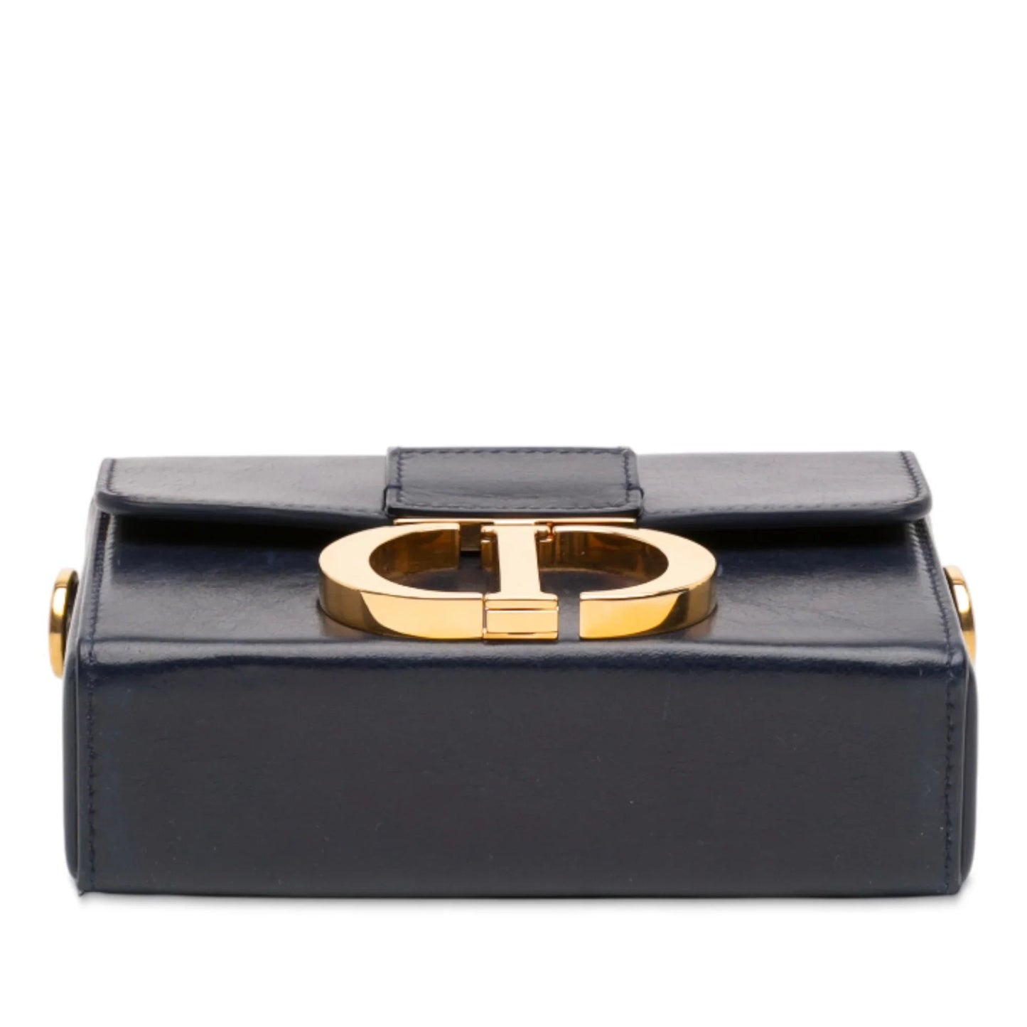 Blue Dior Leather 30 Montaigne Box Bag