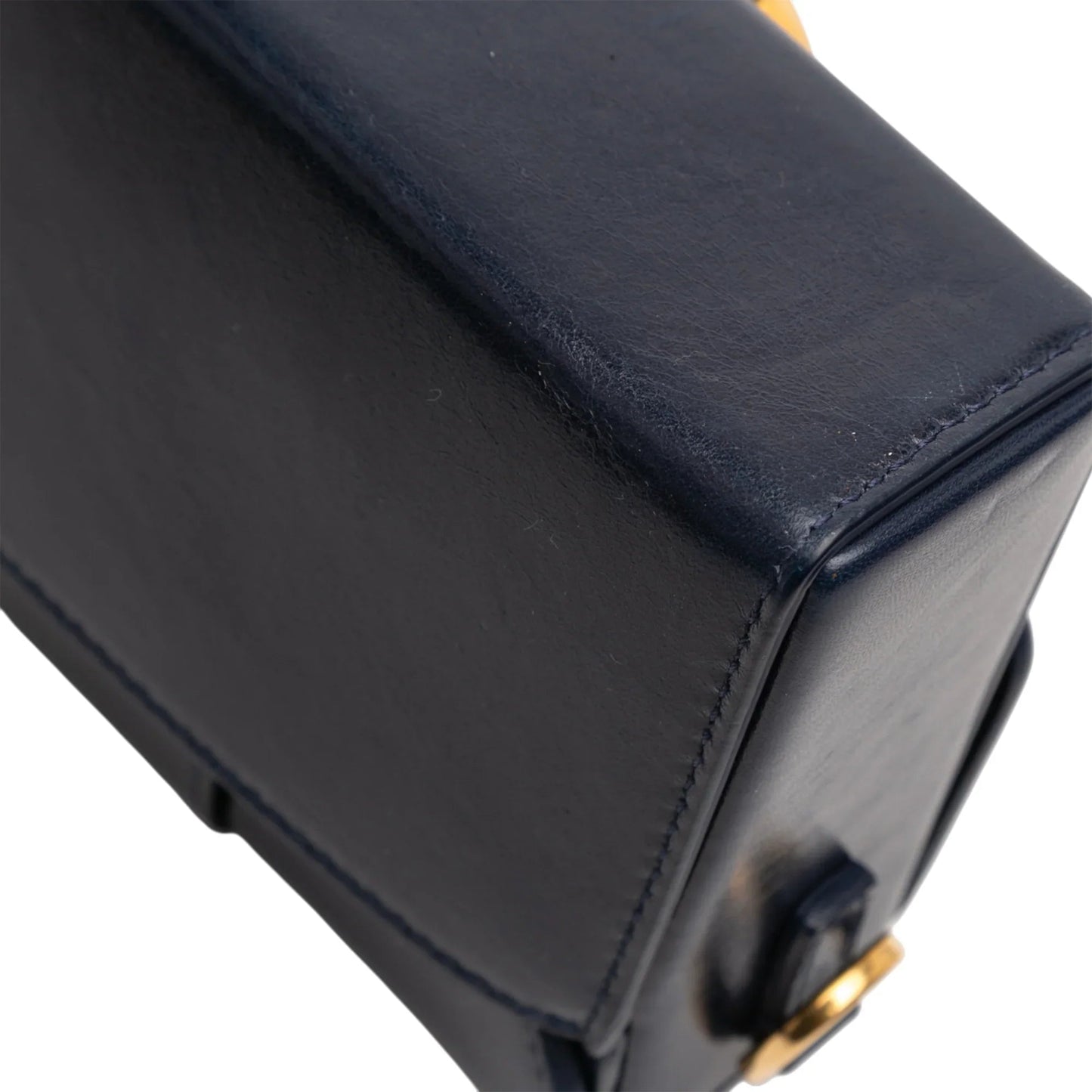 Blue Dior Leather 30 Montaigne Box Bag