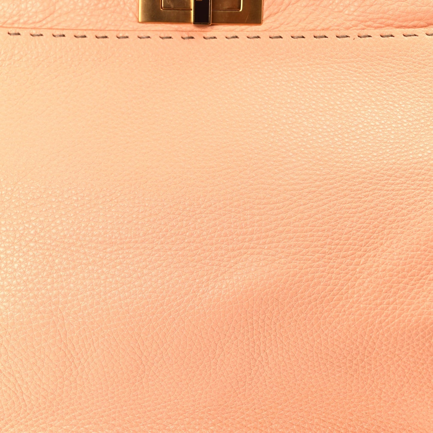 Fendi Cuoio Romano Selleria Bi-Color Large Peekaboo Iconic Satchel