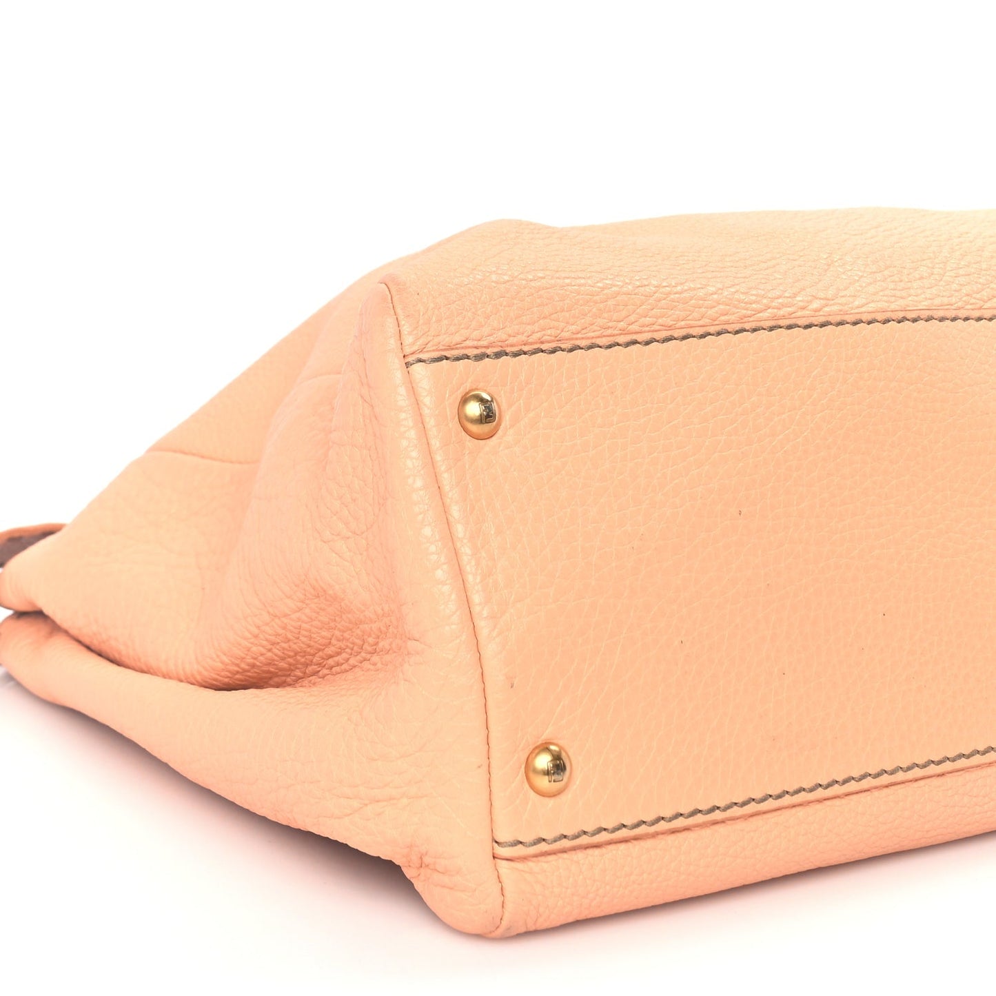 Fendi Cuoio Romano Selleria Bi-Color Large Peekaboo Iconic Satchel