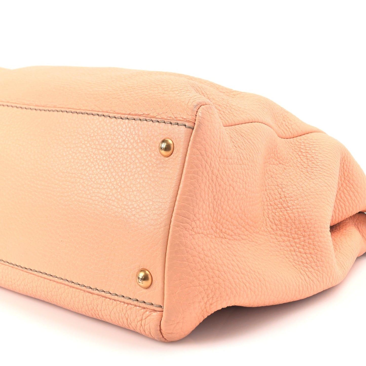 Fendi Cuoio Romano Selleria Bi-Color Large Peekaboo Iconic Satchel