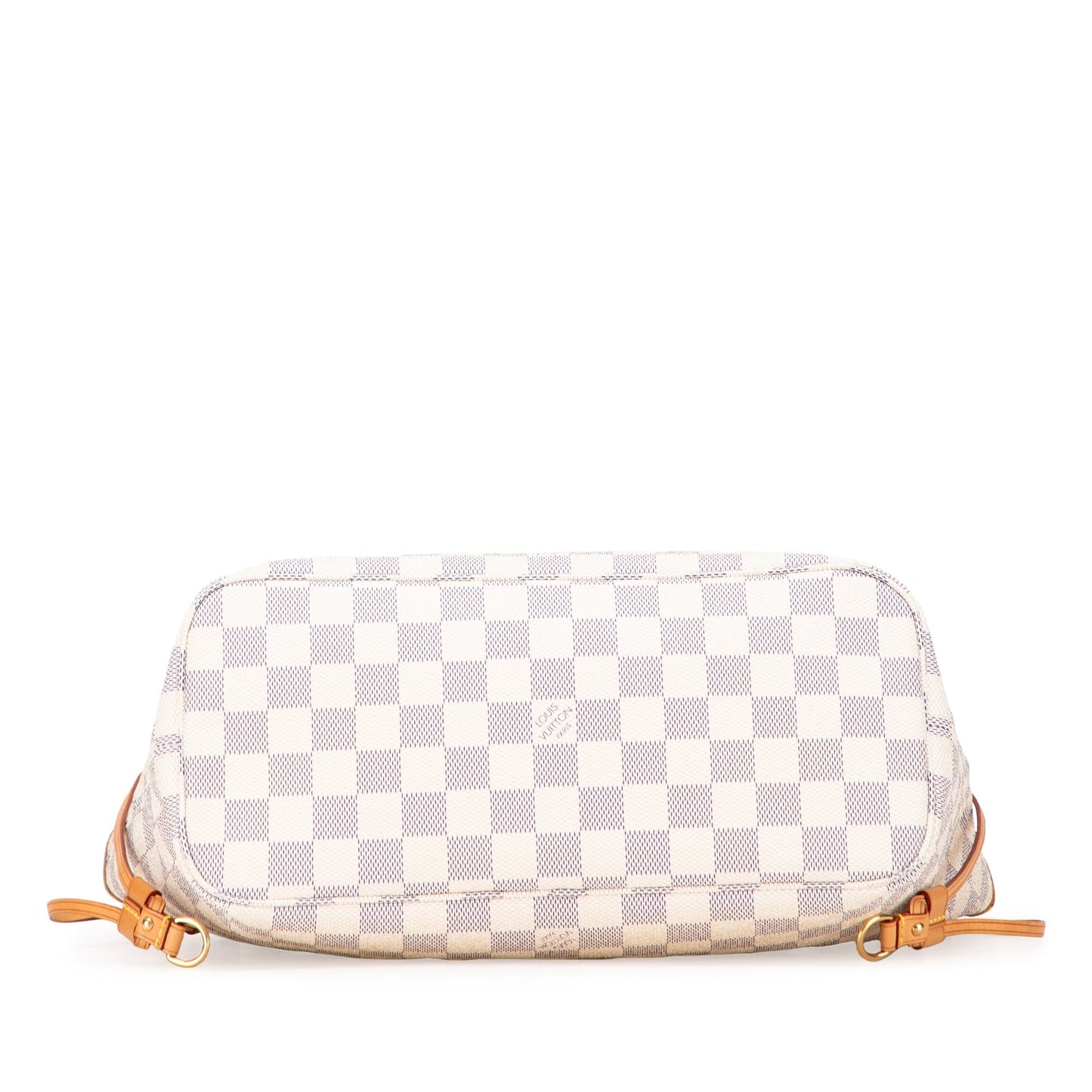 White Louis Vuitton Damier Azur Neverfull PM Tote Bag