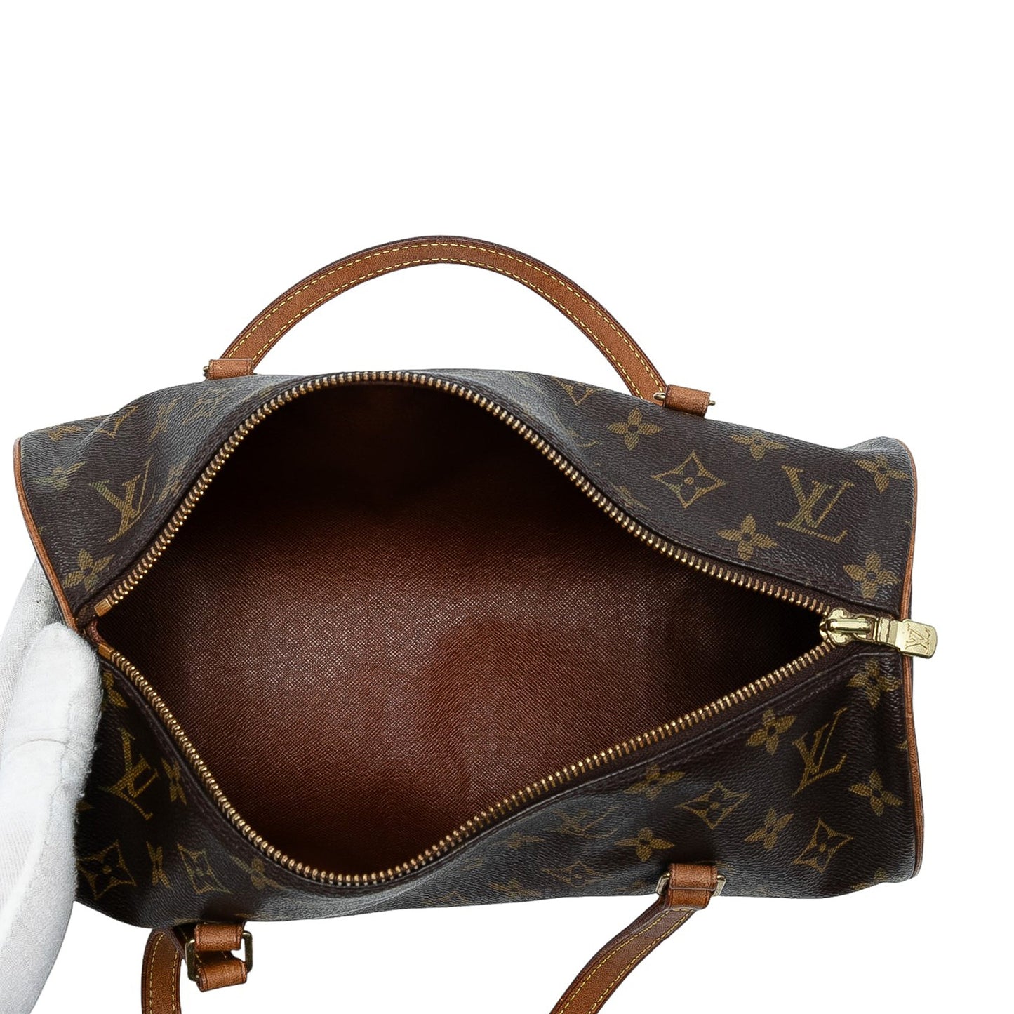 Brown Louis Vuitton Monogram Papillon 30 Handbag