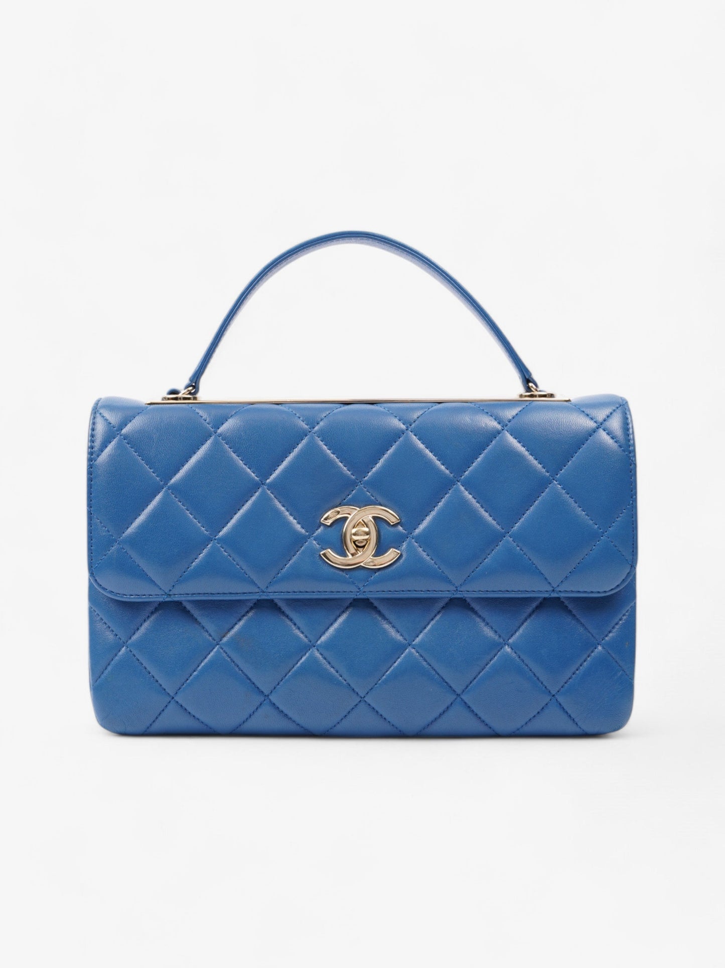 Chanel Trendy CC Blue Lambskin Leather Medium