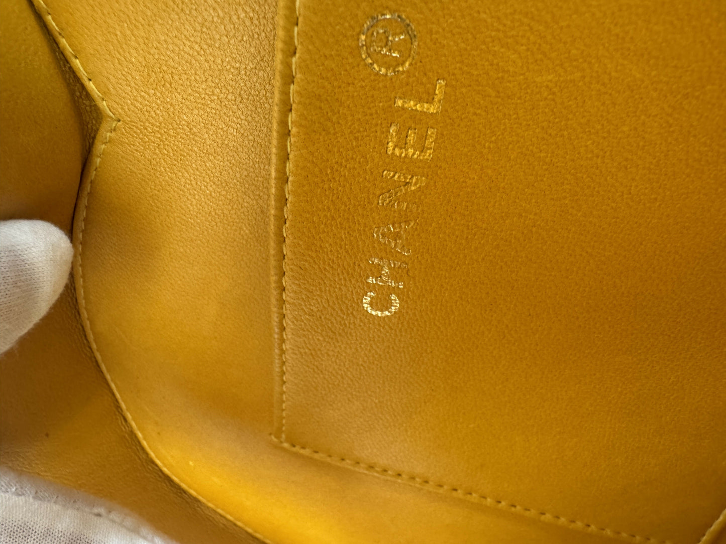 Chanel 1995  Barbie Yellow Heart Vanity Bag