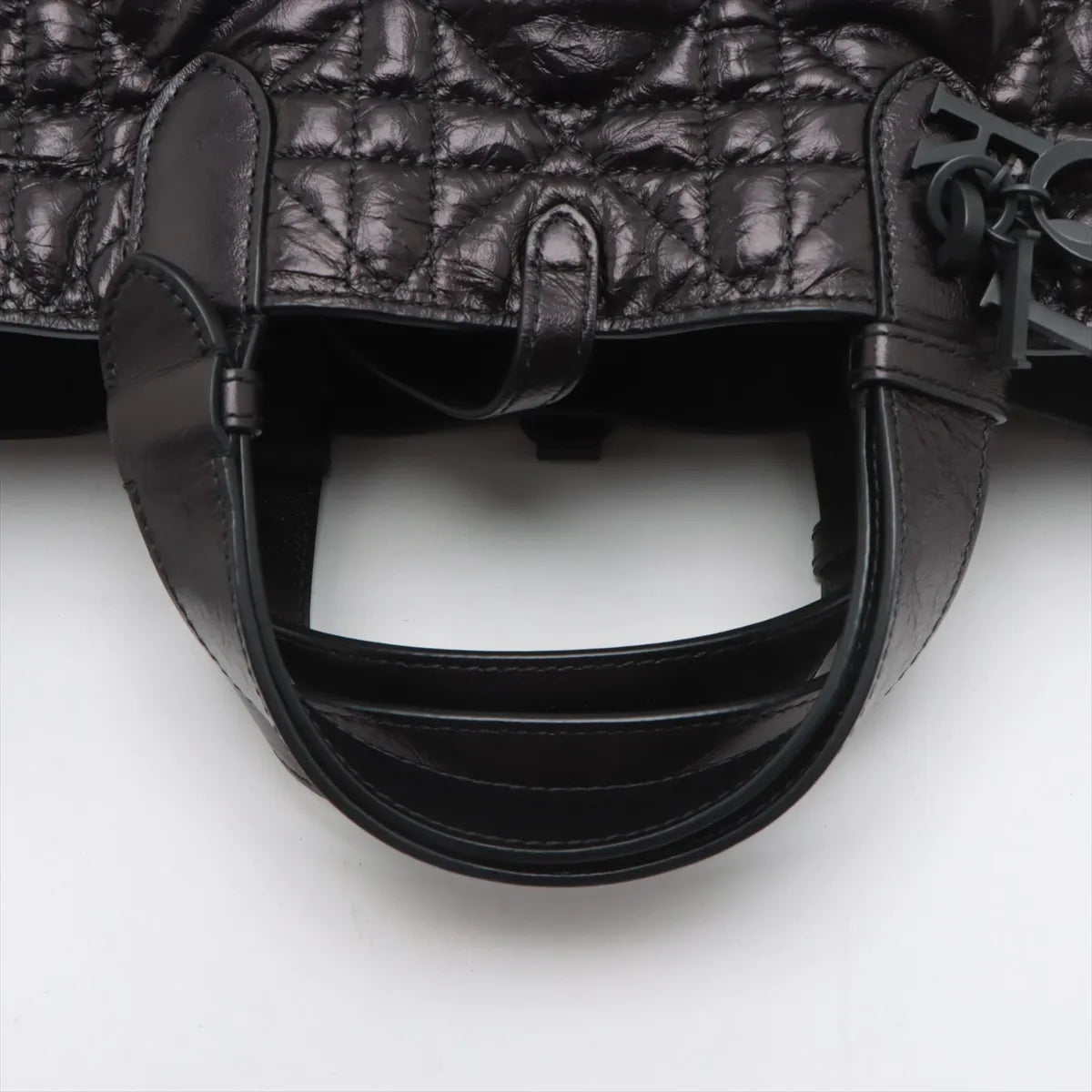 Christian Dior Black Macrocannage Leather Small Toujours Bag [Clearance Sale]