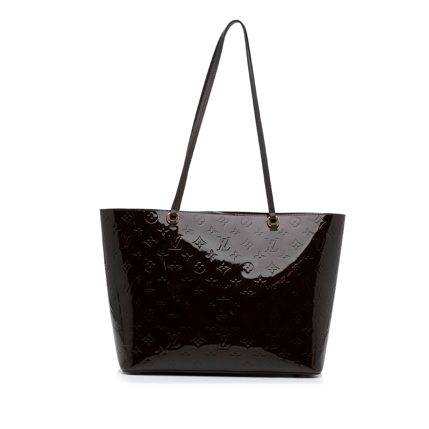 Louis Vuitton Long Beach MM Black Monogram Vernis