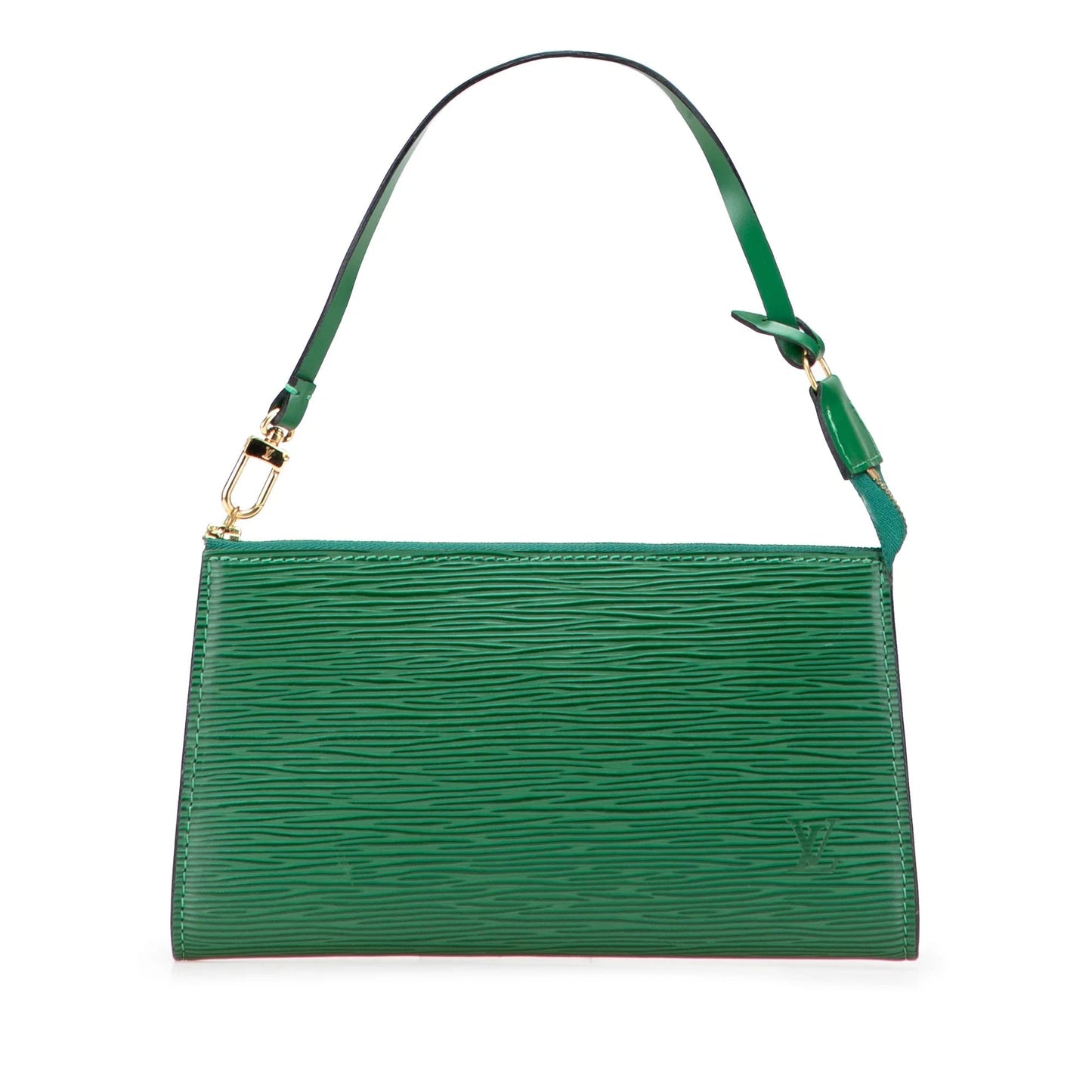 Green Louis Vuitton Epi Pochette Accessoires Shoulder Bag
