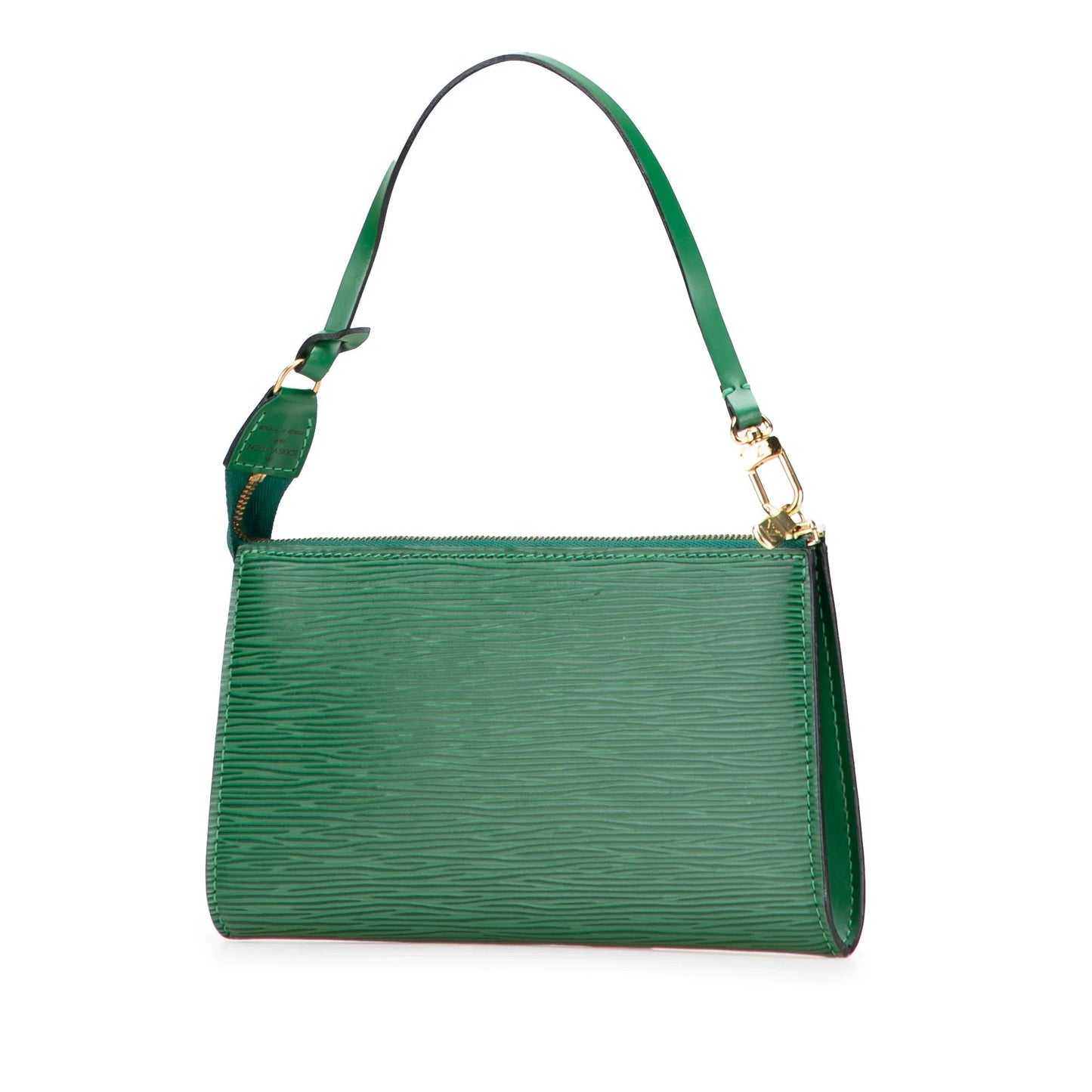 Green Louis Vuitton Epi Pochette Accessoires Shoulder Bag