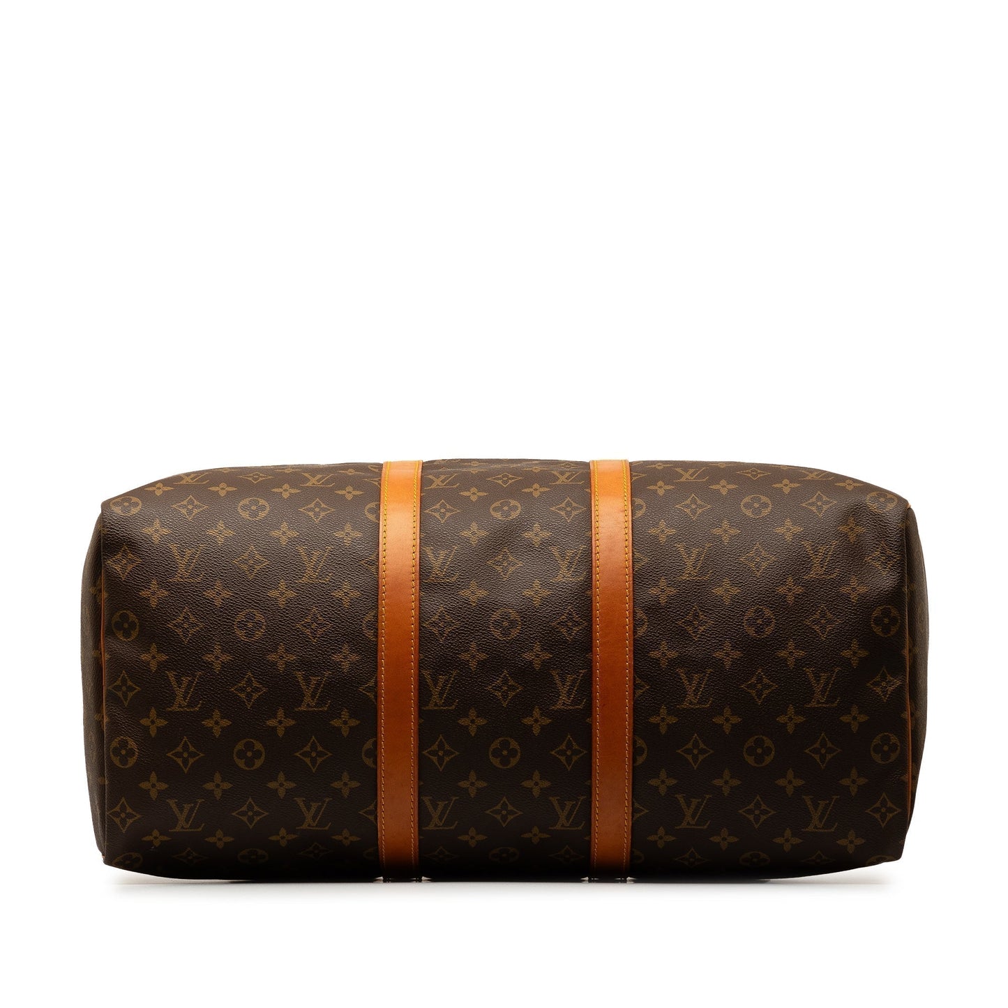 Brown Louis Vuitton Monogram Keepall 50 Travel Bag