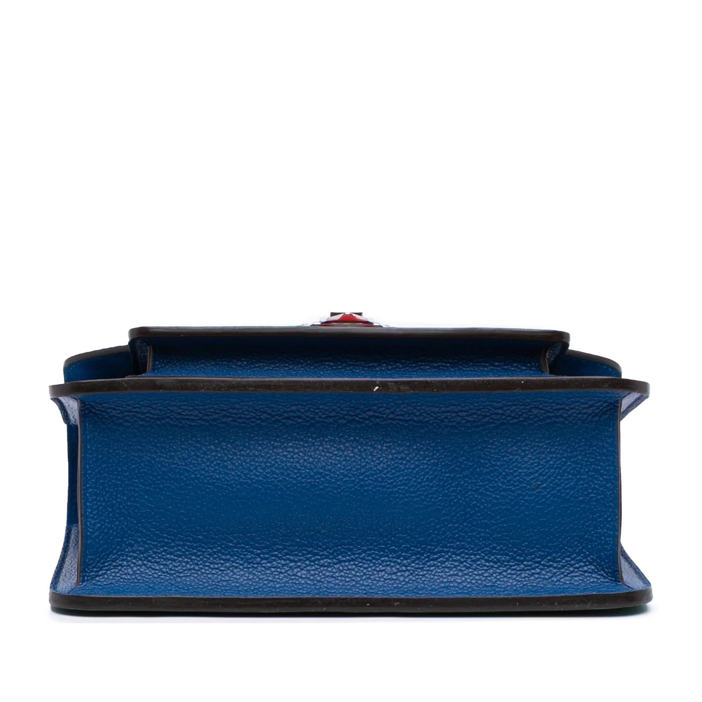 Blue Louis Vuitton Tricolor Epi Neo Monceau Satchel