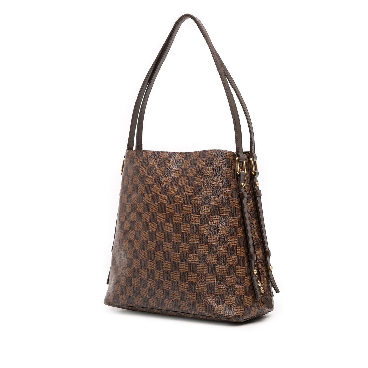 Brown Louis Vuitton Damier Ebene Cabas Rivington Tote Bag