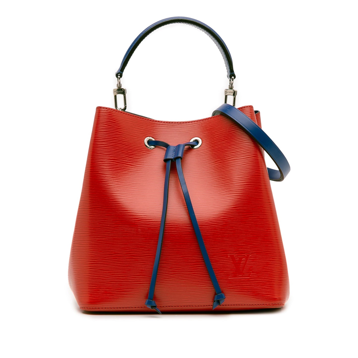 Red Louis Vuitton Epi NeoNoe MM Bucket Bag