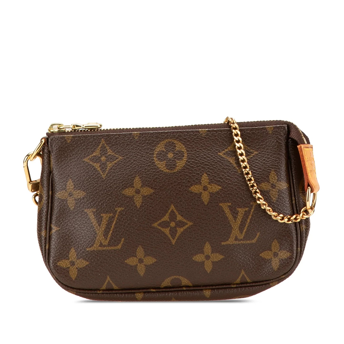 Brown Louis Vuitton Monogram Mini Pochette Accessoires Handbag
