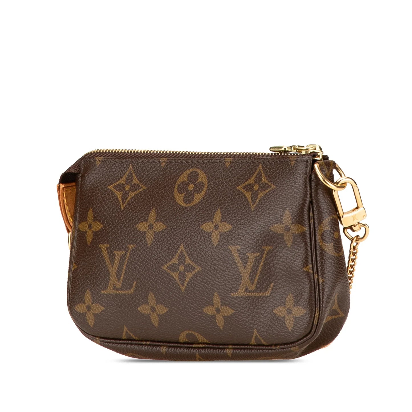Brown Louis Vuitton Monogram Mini Pochette Accessoires Handbag
