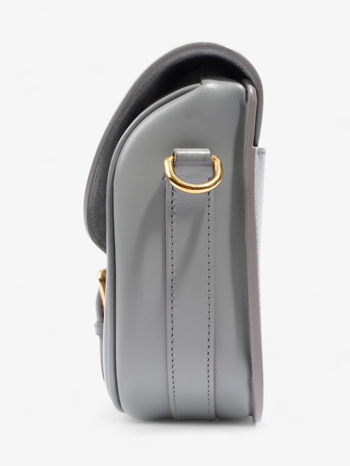 Christian Dior Bobby Grey Calfskin Leather Medium