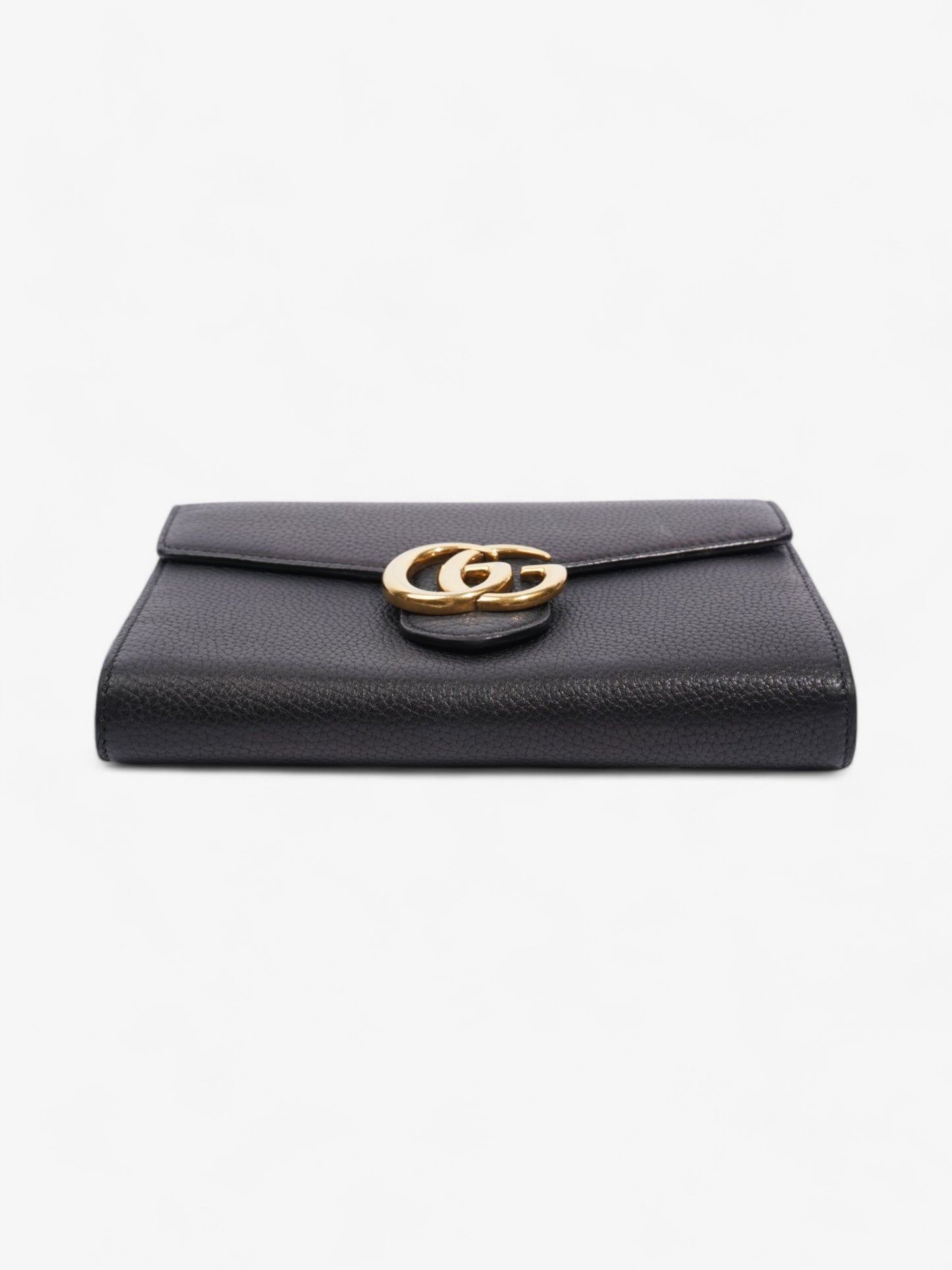 Gucci GG Marmont Chain Wallet Black Leather