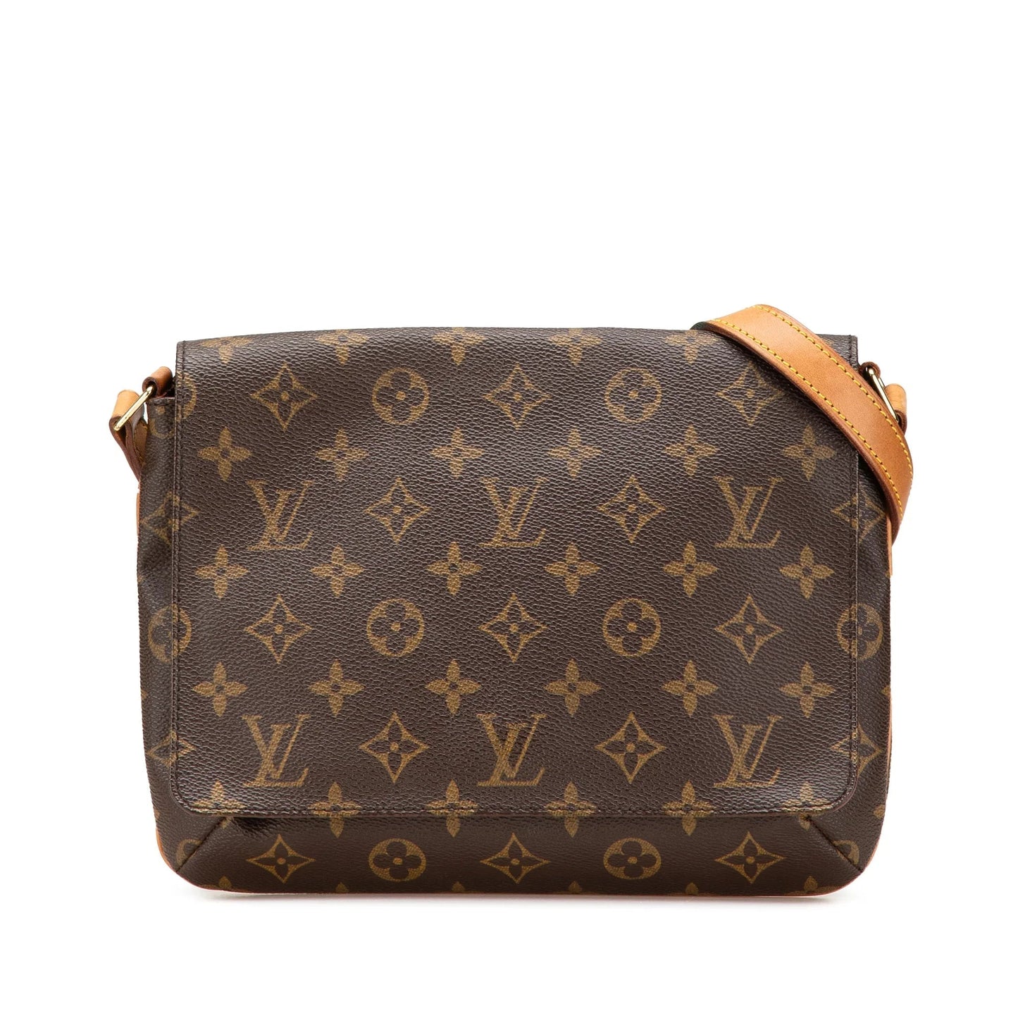 Brown Louis Vuitton Monogram Mtte Tango Short Strap Shoulder Bag