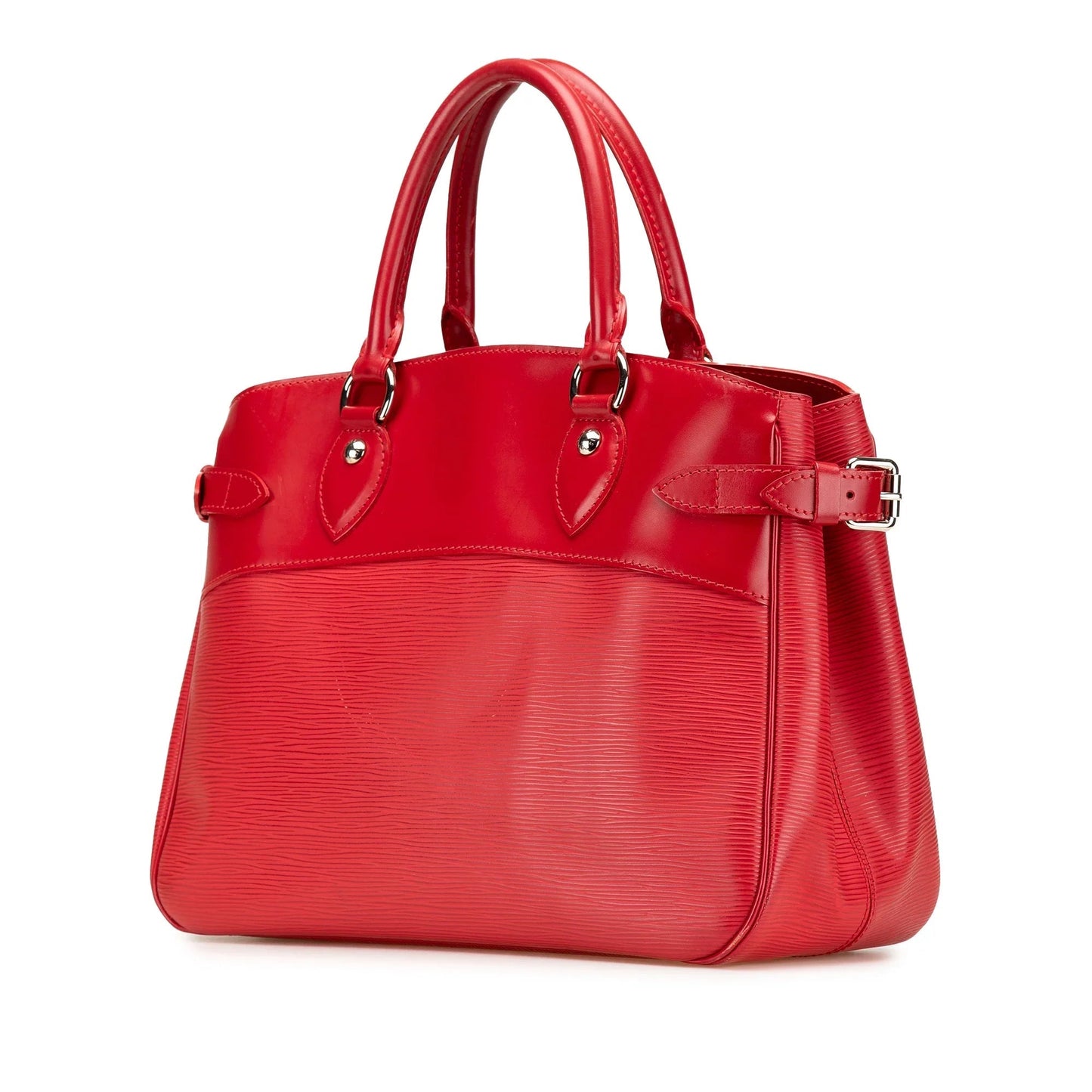Red Louis Vuitton Epi Passy PM Handbag