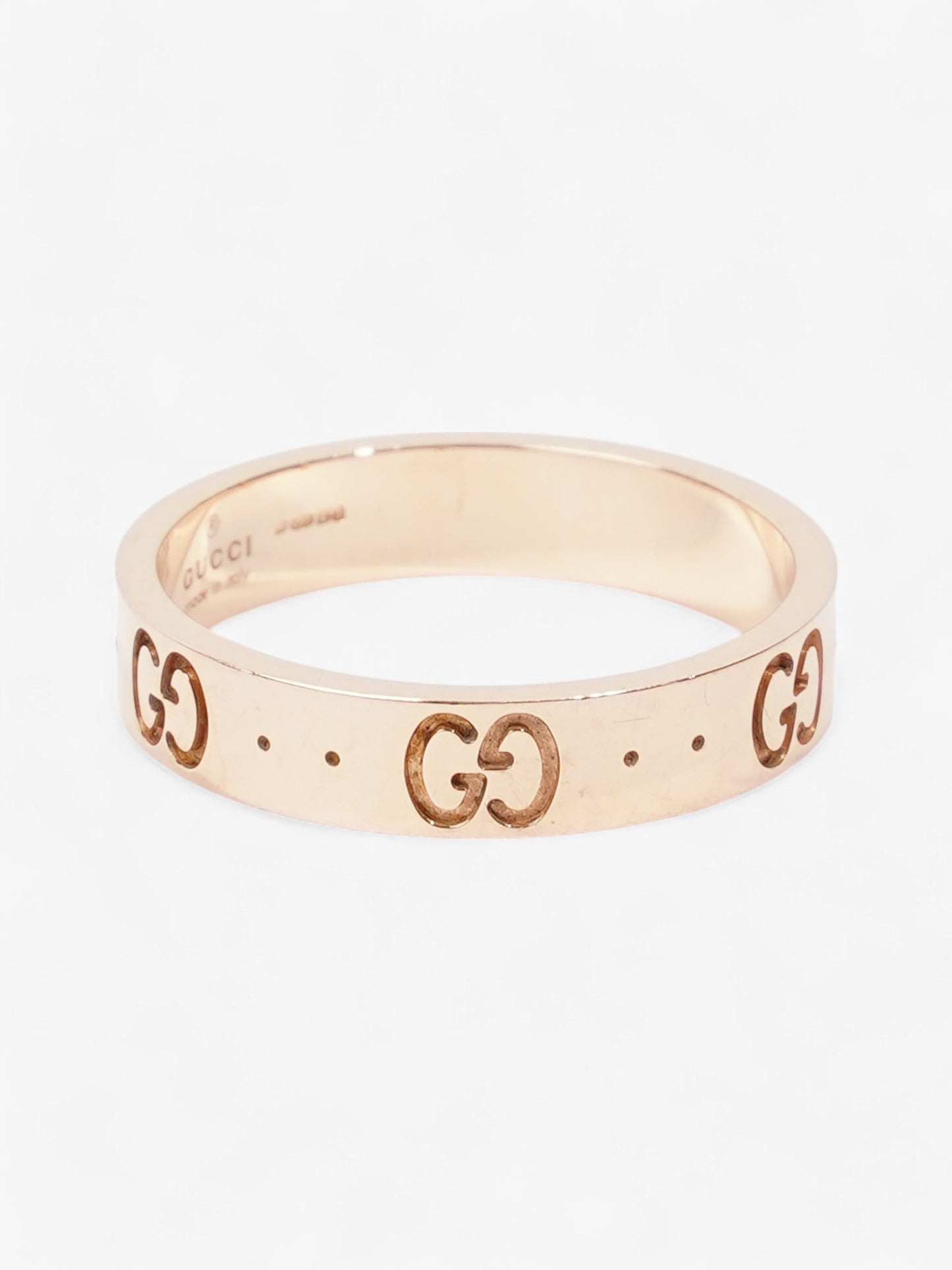 Gucci Icon GG Ring Gold Yellow Gold 14 (Circumference - 54mm)