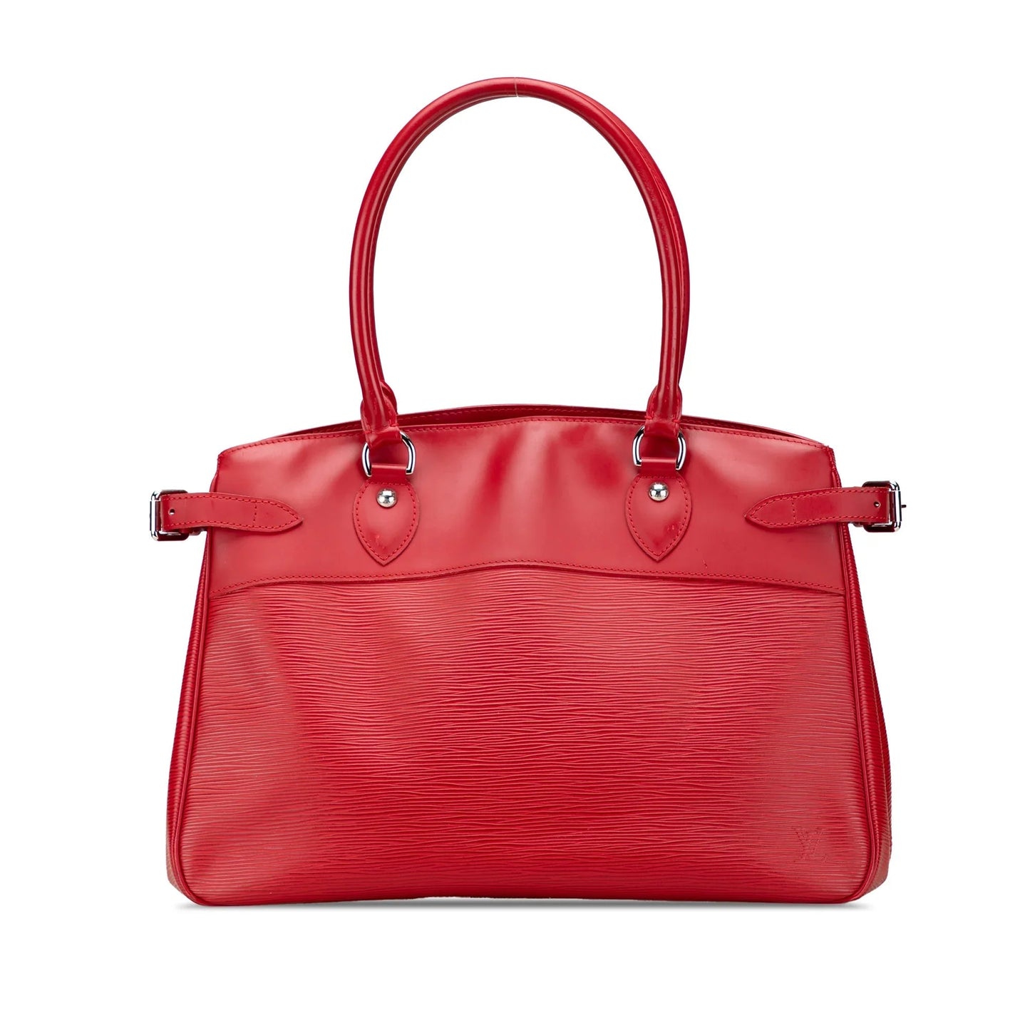 Red Louis Vuitton Epi Passy GM Handbag