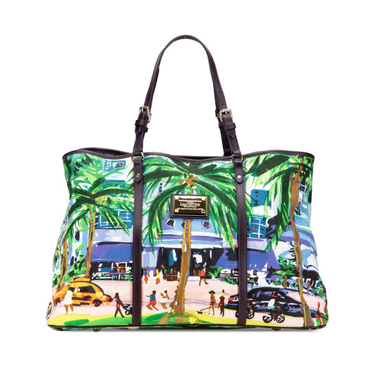 Blue Louis Vuitton Ailleurs Cabas Promenade GM Tote Bag
