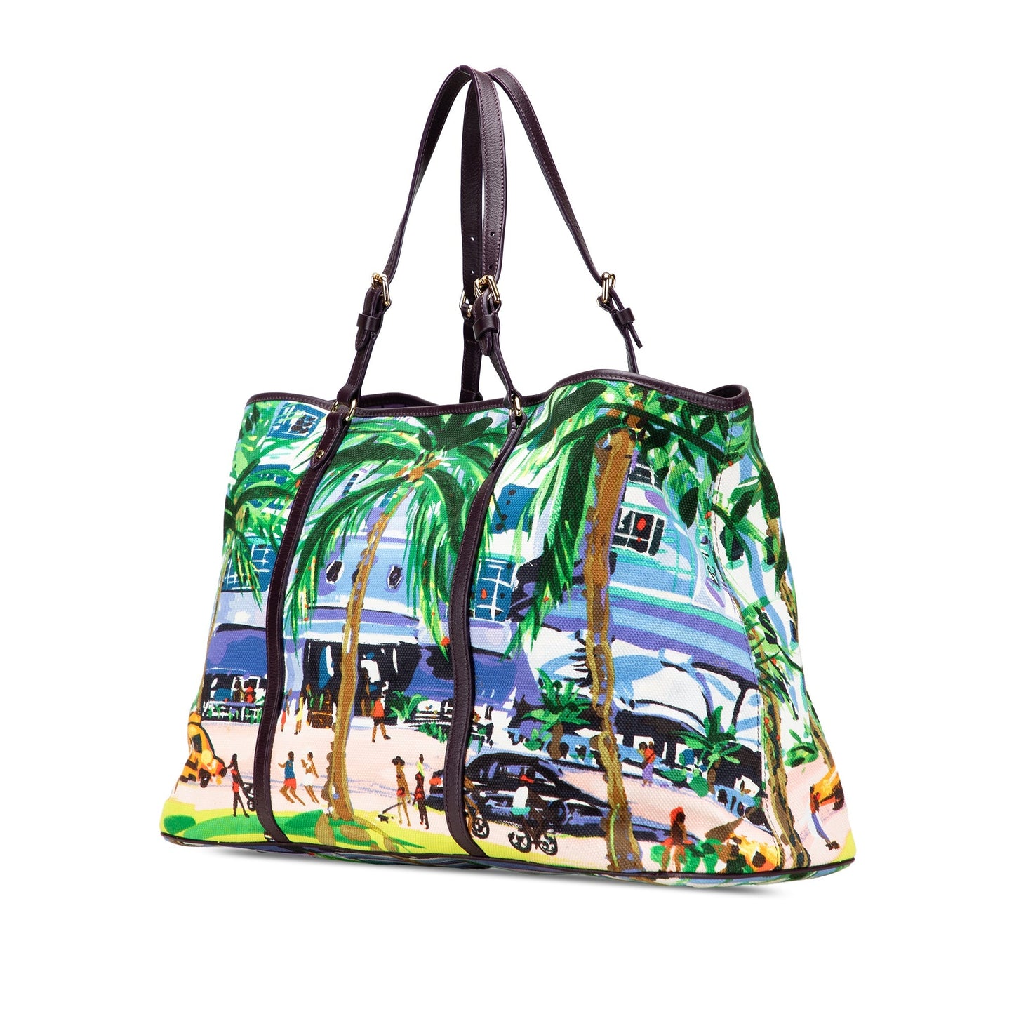 Blue Louis Vuitton Ailleurs Cabas Promenade GM Tote Bag