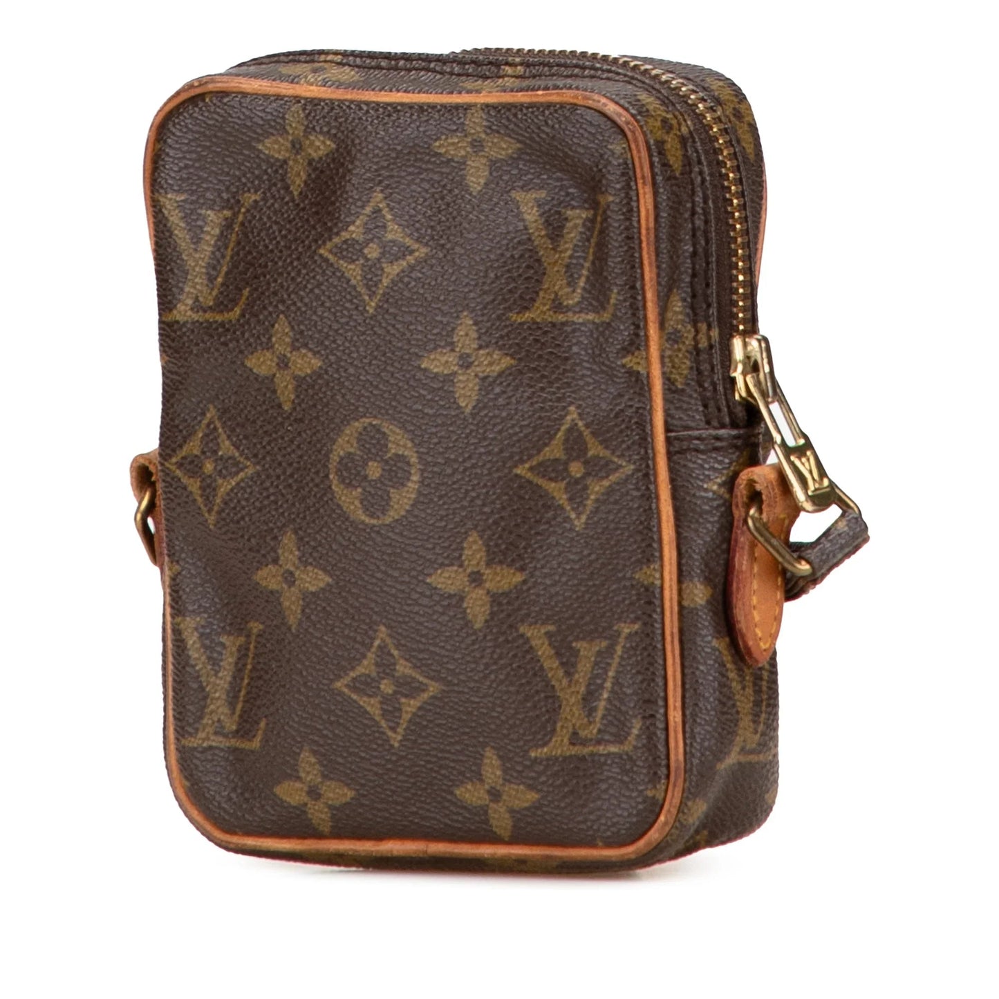 Brown Louis Vuitton Monogram Mini Danube Crossbody Bag
