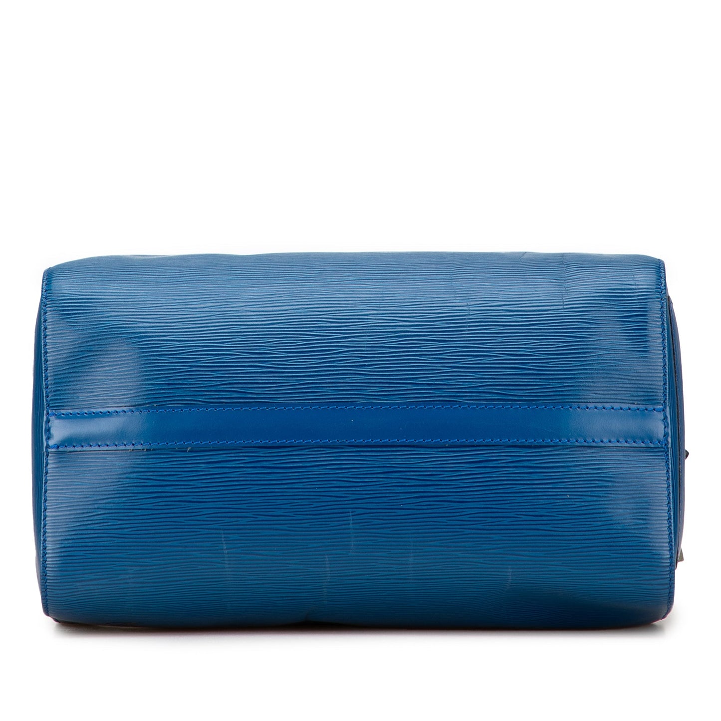 Blue Louis Vuitton Epi Speedy 30 Boston Bag