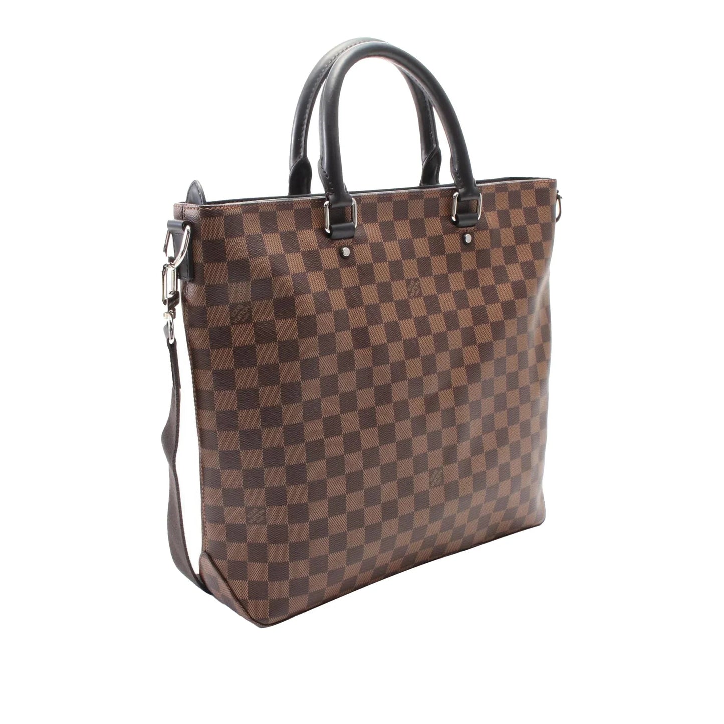 Brown Louis Vuitton Damier Ebene Jake Tote Satchel
