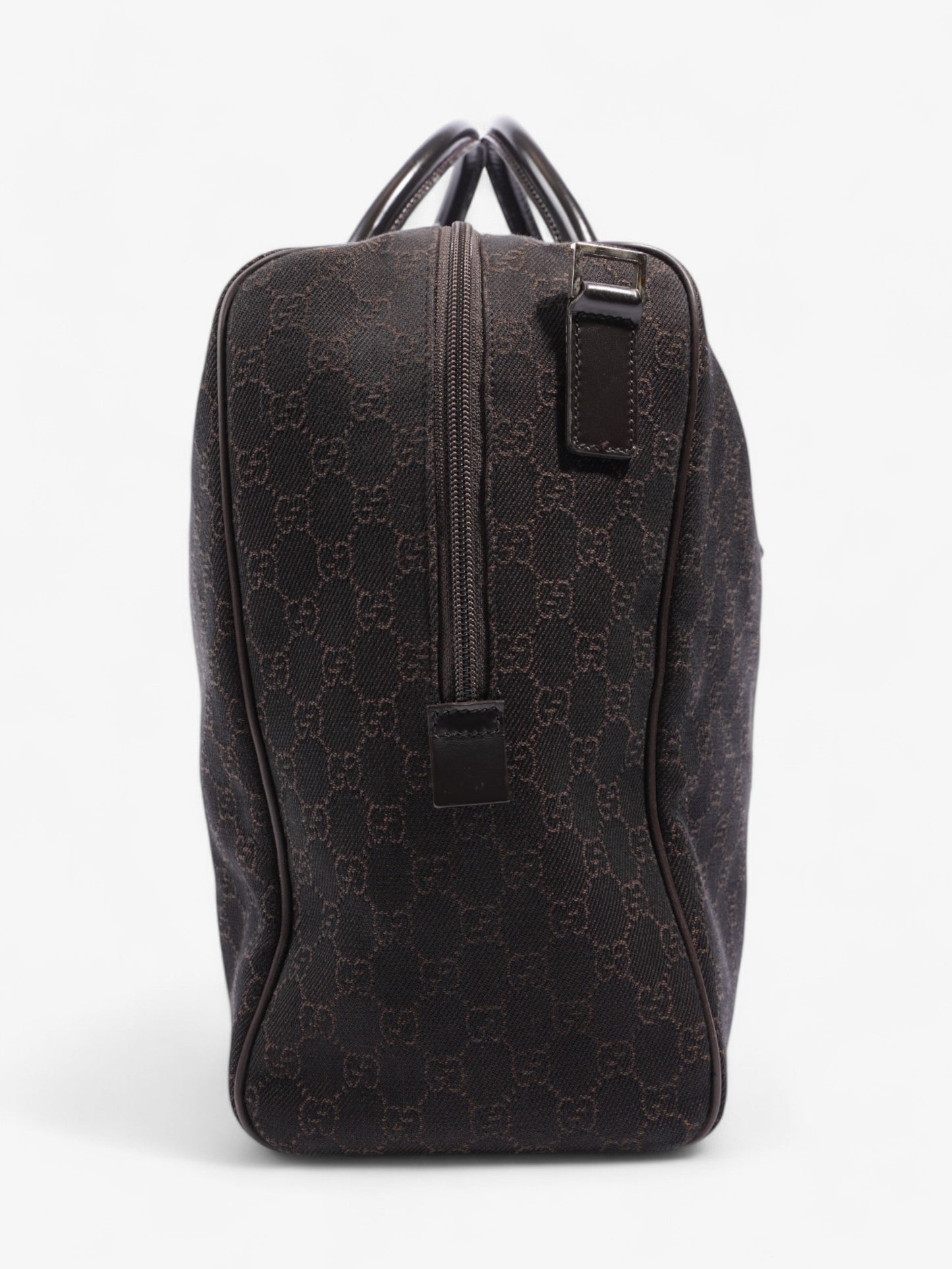 Gucci Boston Travel Bag GG Supreme / Brown Canvas