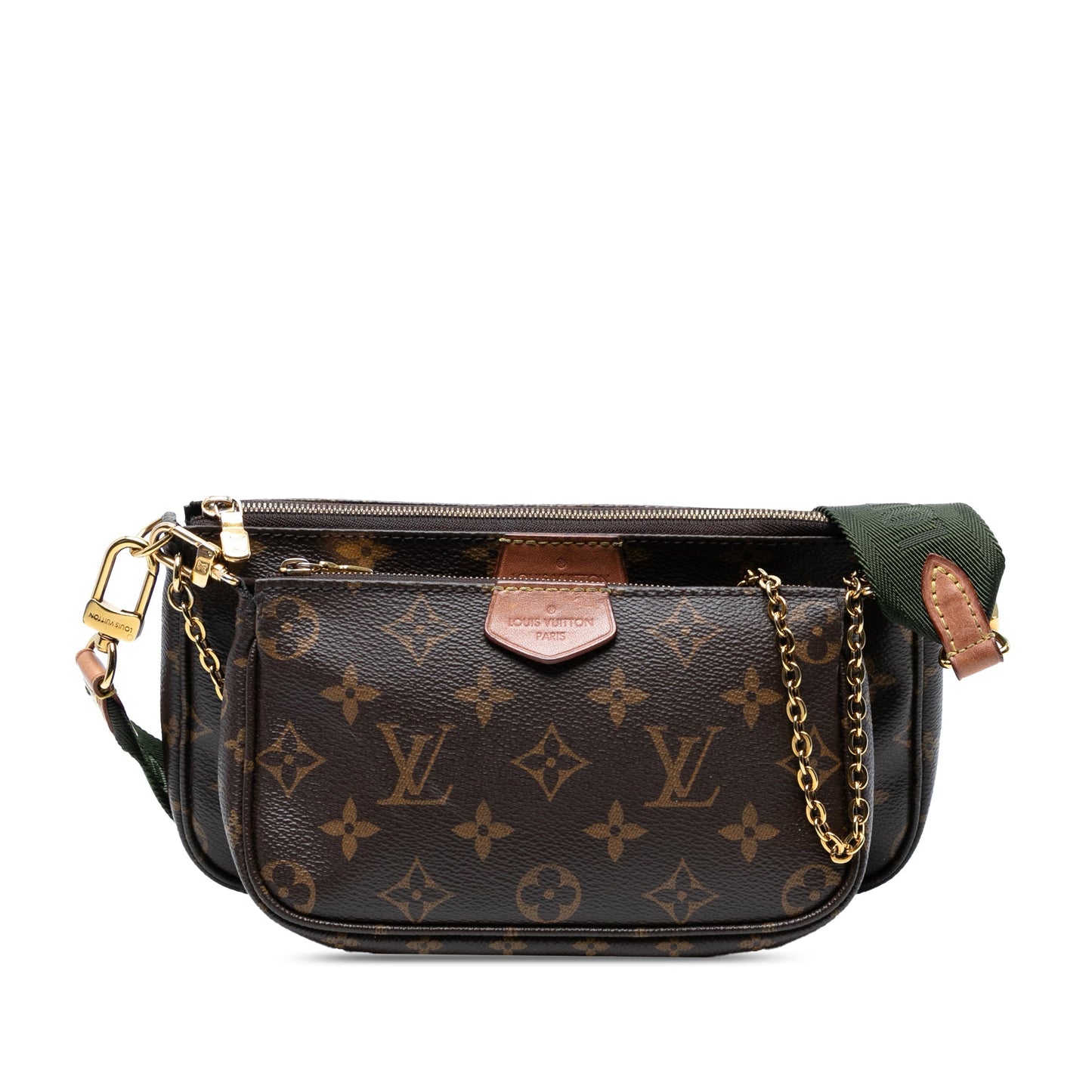 Brown Louis Vuitton Monogram Multi Pochette Accessoires Satchel