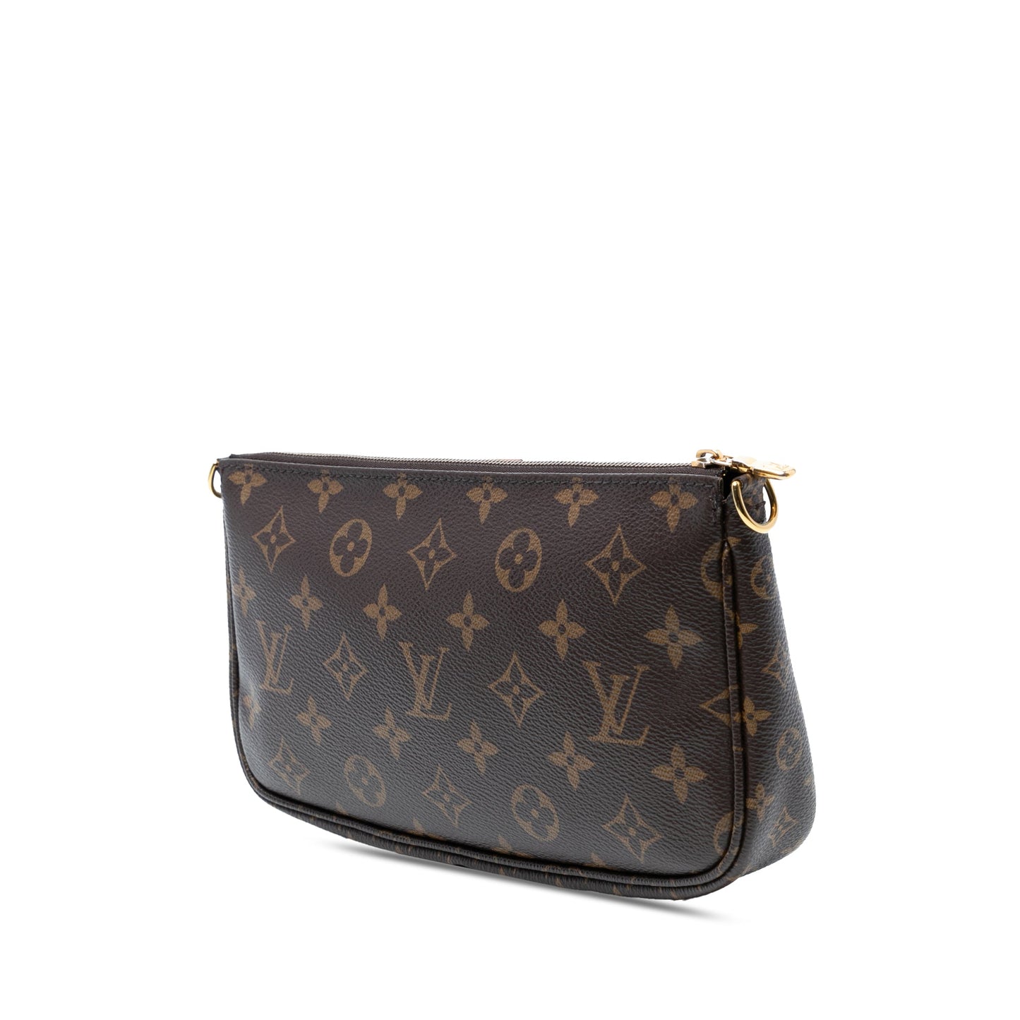 Brown Louis Vuitton Monogram Multi Pochette Accessoires Satchel