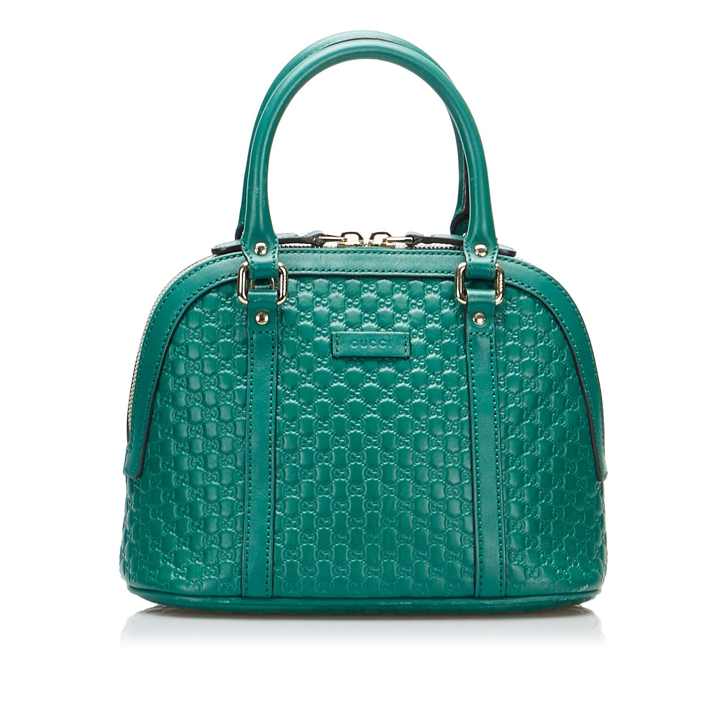 Gucci Guccissima Blue Leather Shoulder Bag Style 1