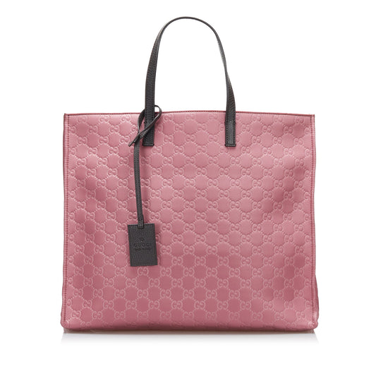 Gucci Leather Nylon Tote Style 6