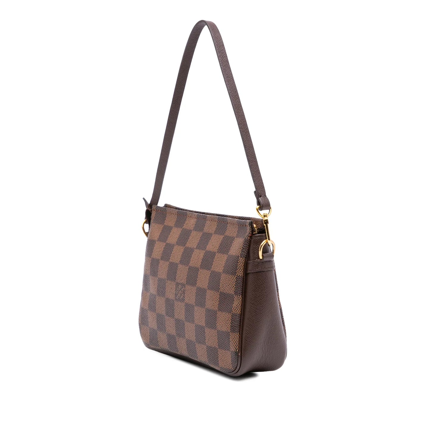 Brown Louis Vuitton Damier Ebene Trousse Pochette Handbag