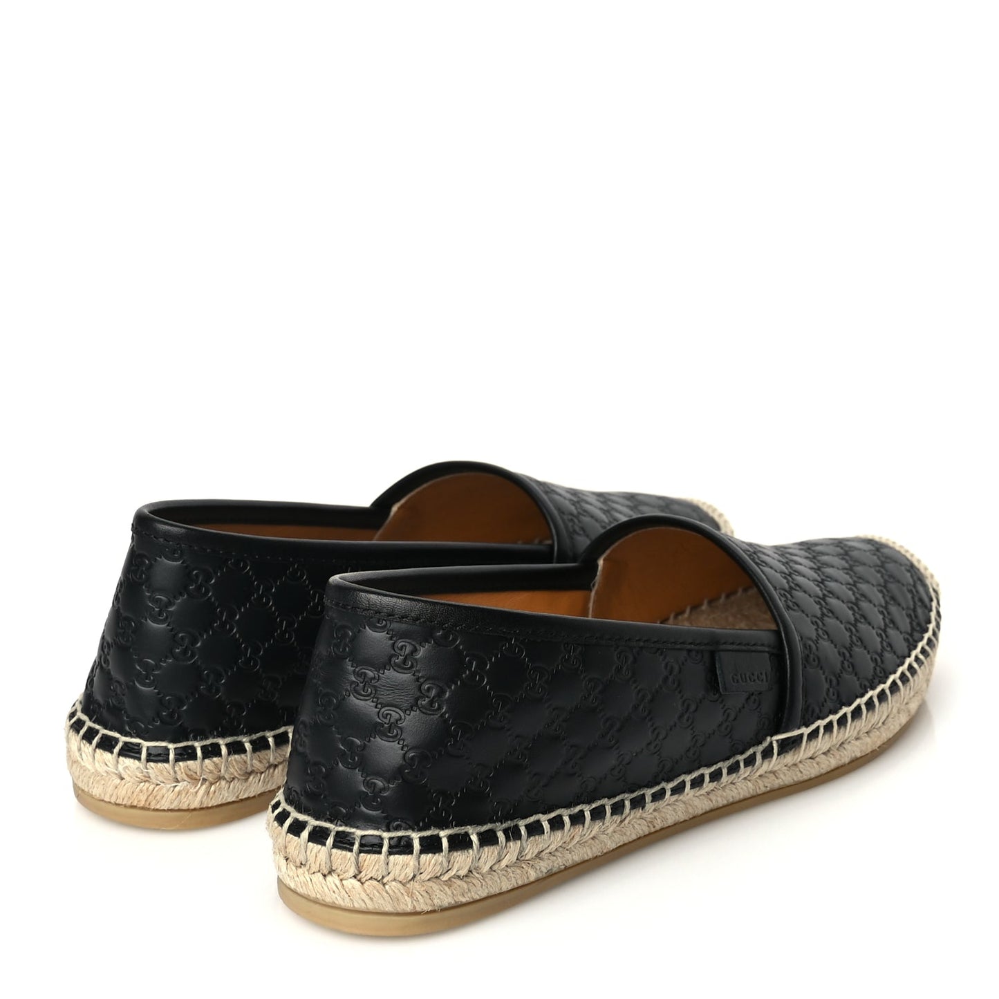 Gucci Microguccissima Signature Espadrilles 36 Black