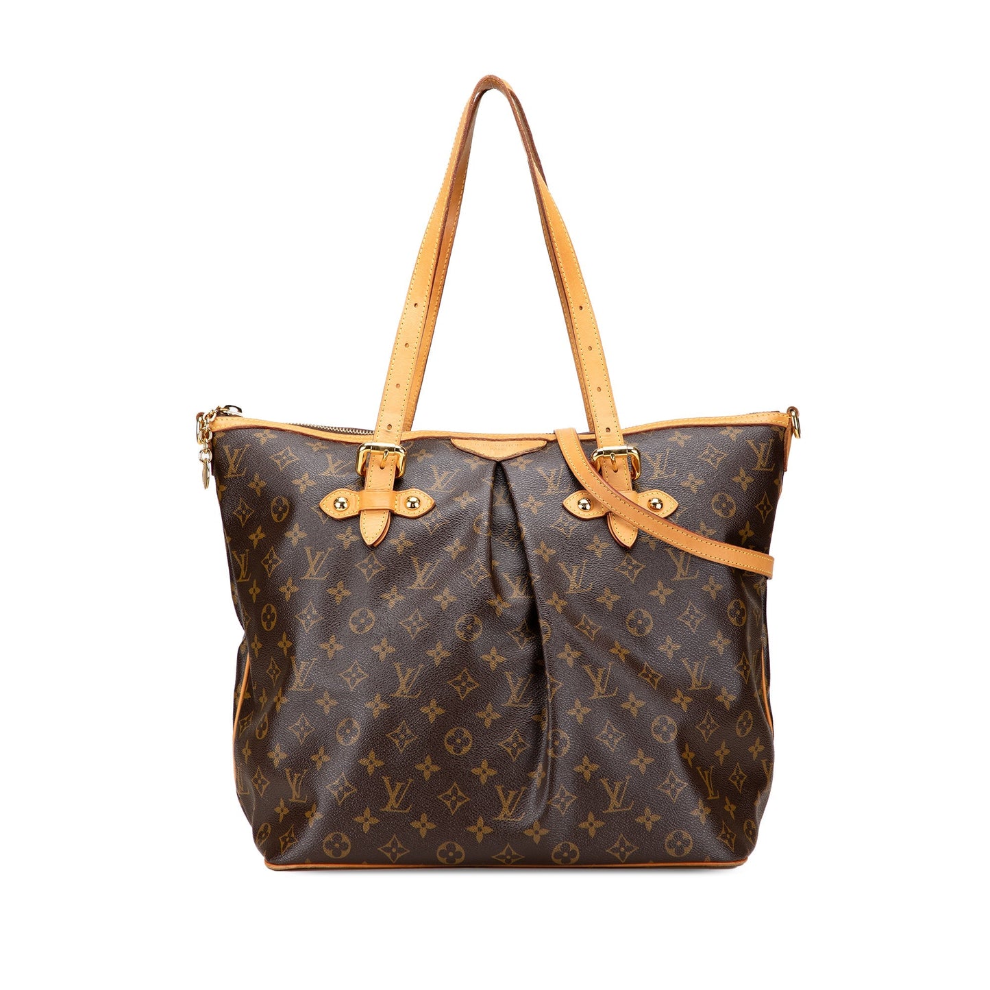 Brown Louis Vuitton Monogram Palermo GM Satchel