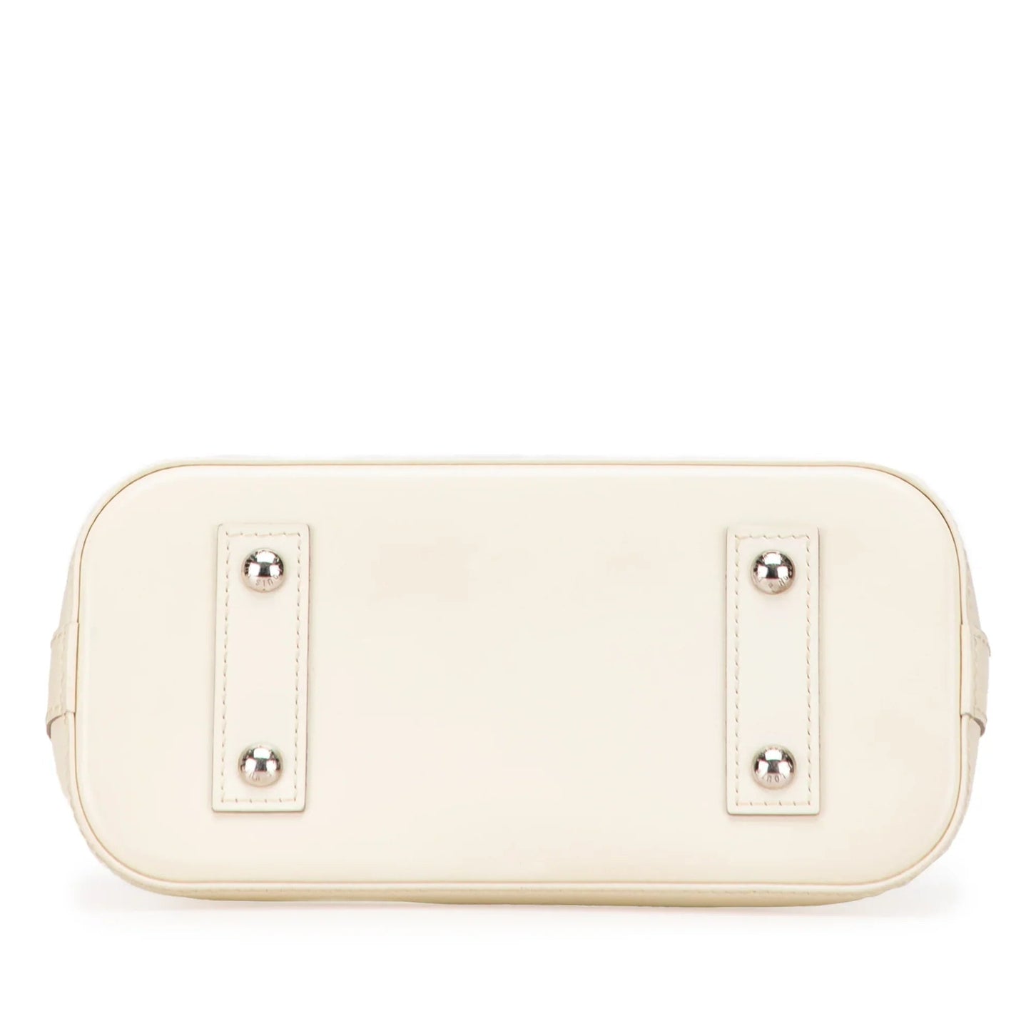 White Louis Vuitton Epi Alma BB Satchel